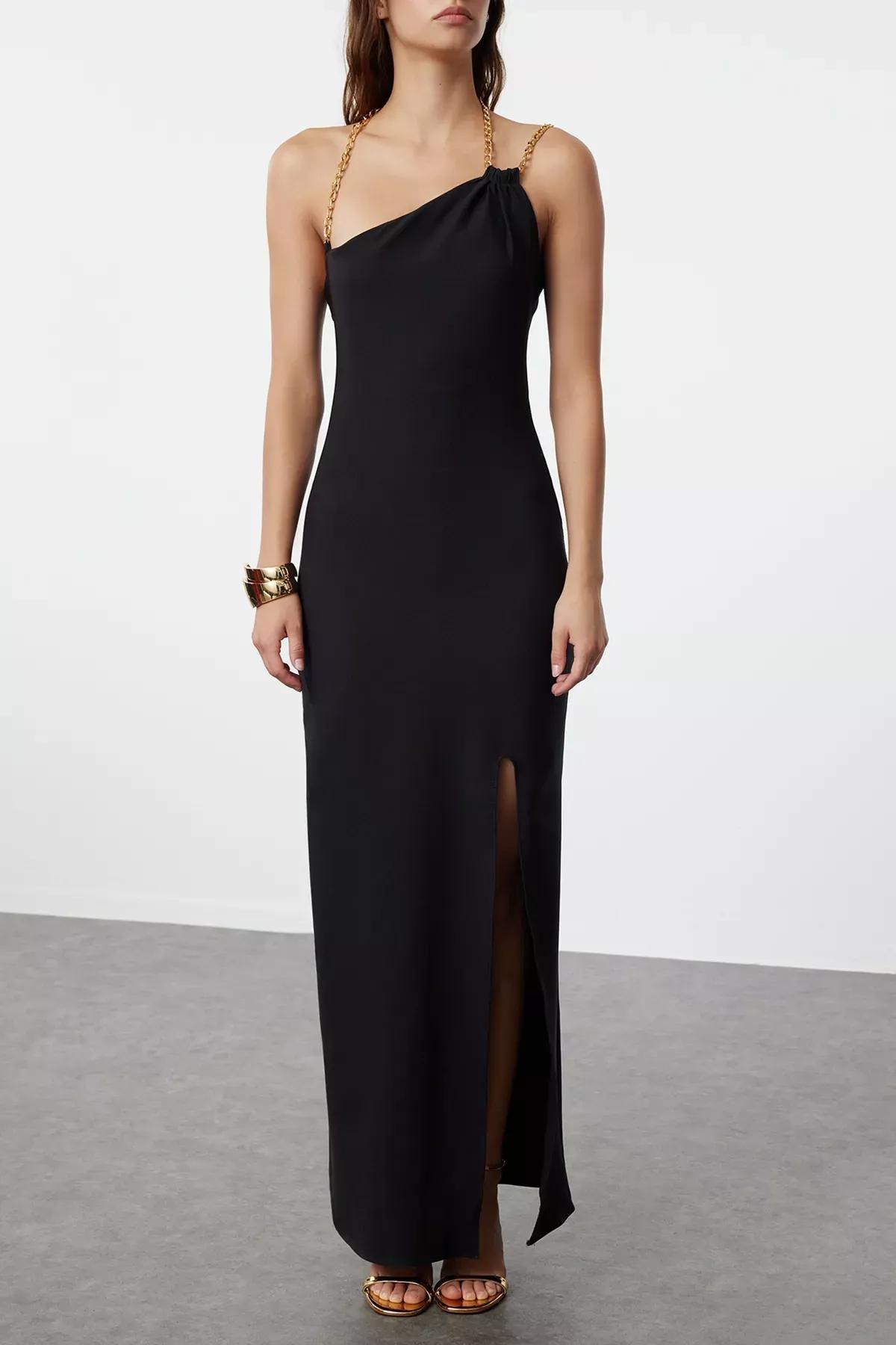 Black Shift Occasionwear Dress, , large image number 6