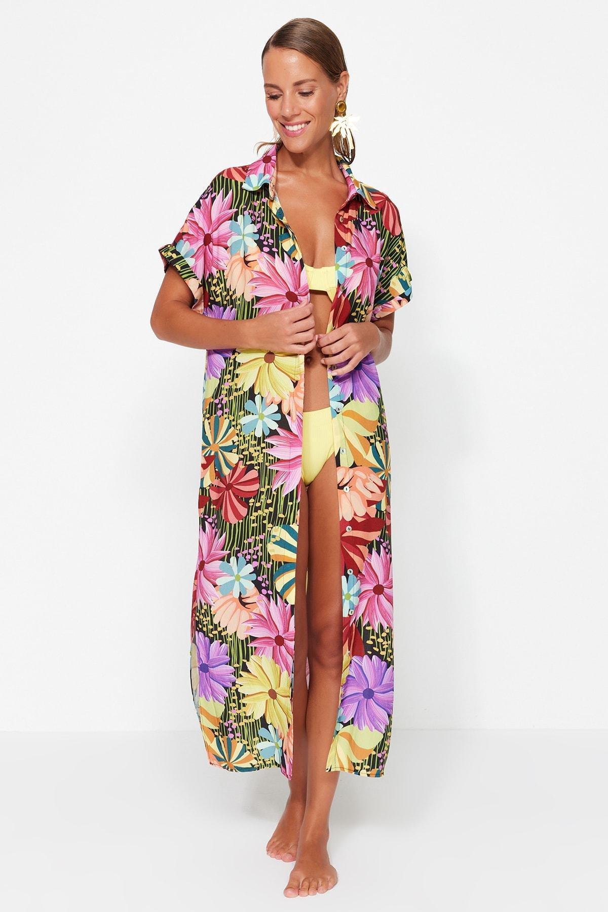 Pink Relaxed Floral Shirt, , large image number 1