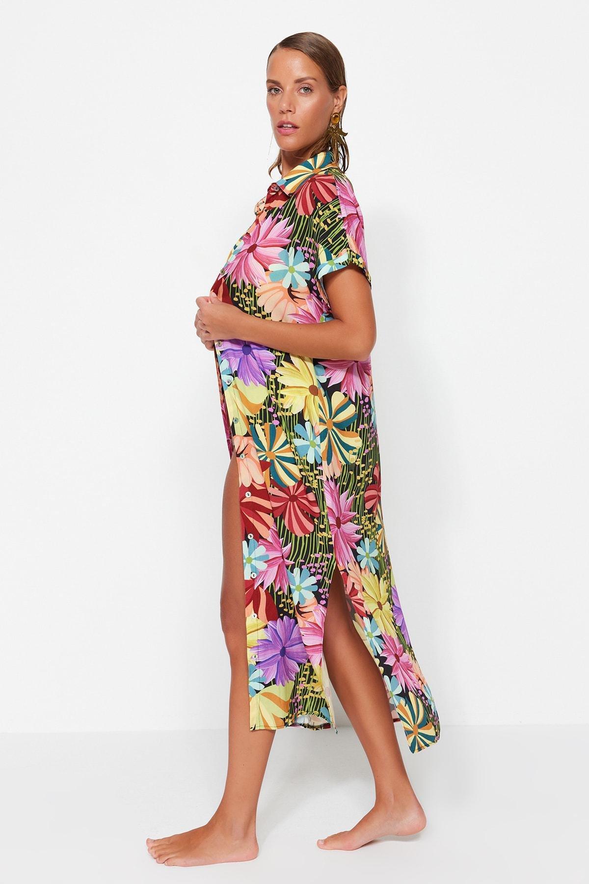 Pink Relaxed Floral Shirt, , large image number 2