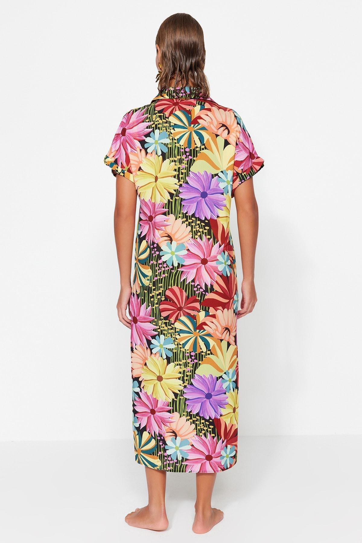 Pink Relaxed Floral Shirt, , large image number 5