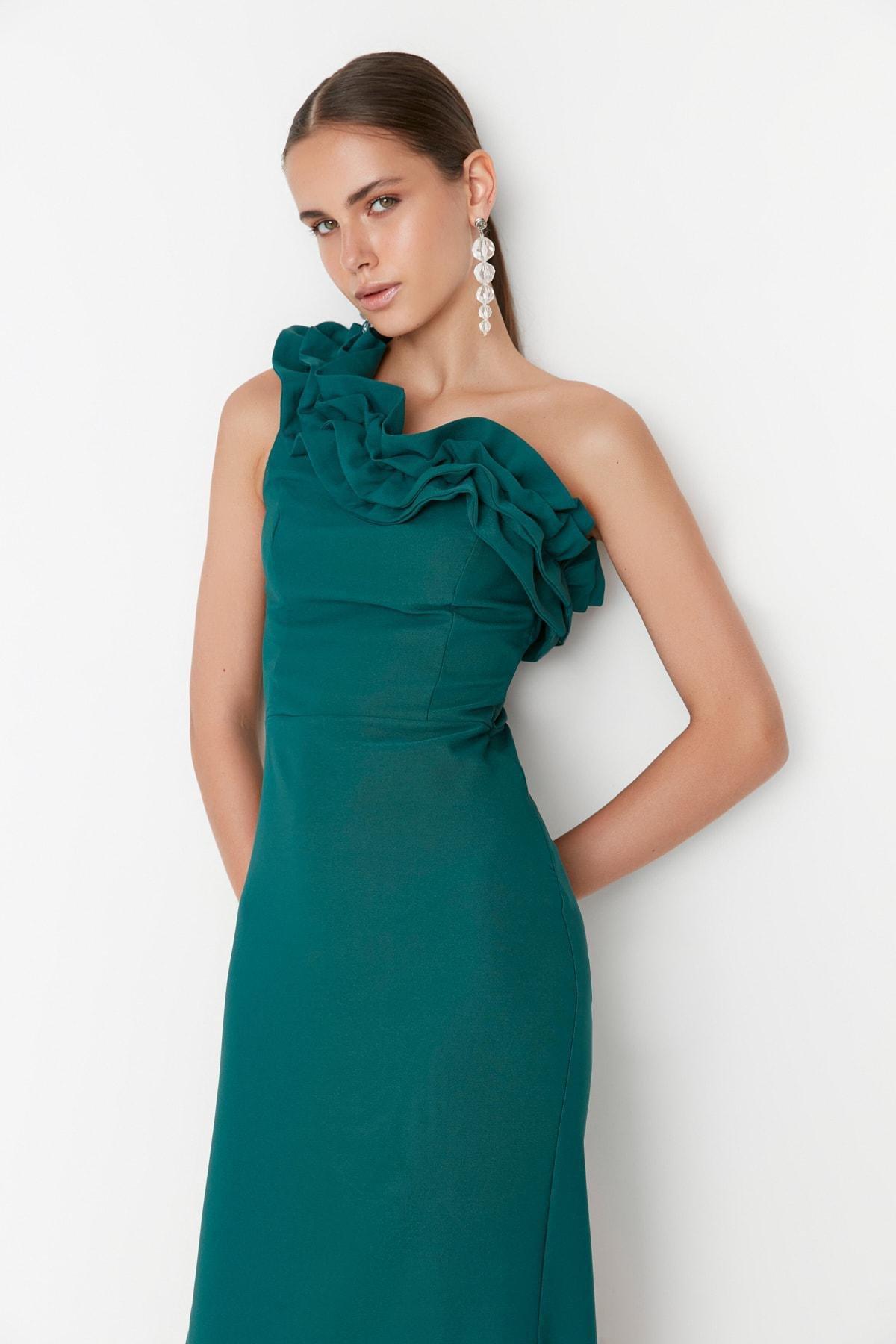 Green Shift Occasionwear Dress, , large image number 2
