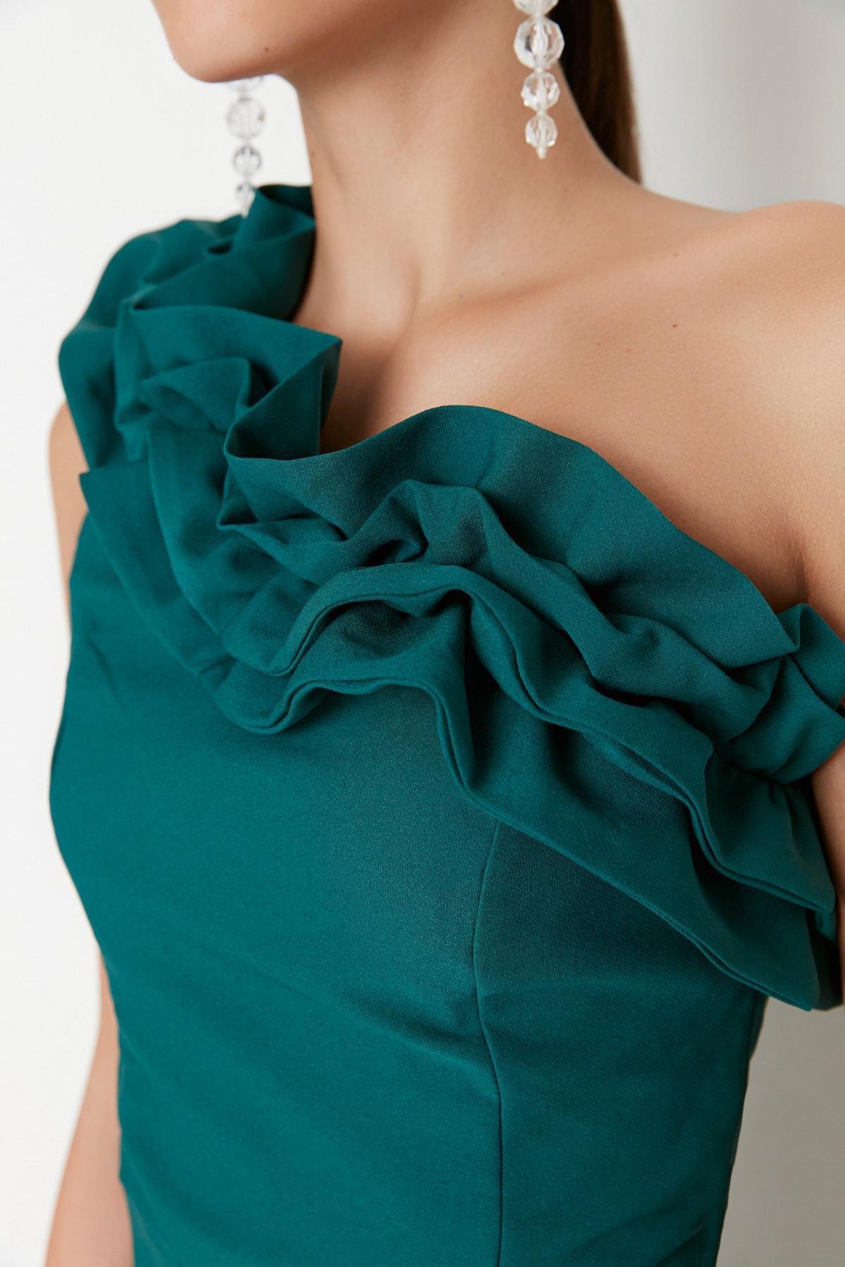 Green Shift Occasionwear Dress, , large image number 3