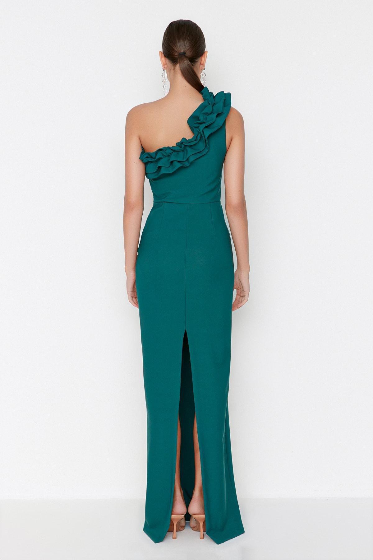 Green Shift Occasionwear Dress, , large image number 4