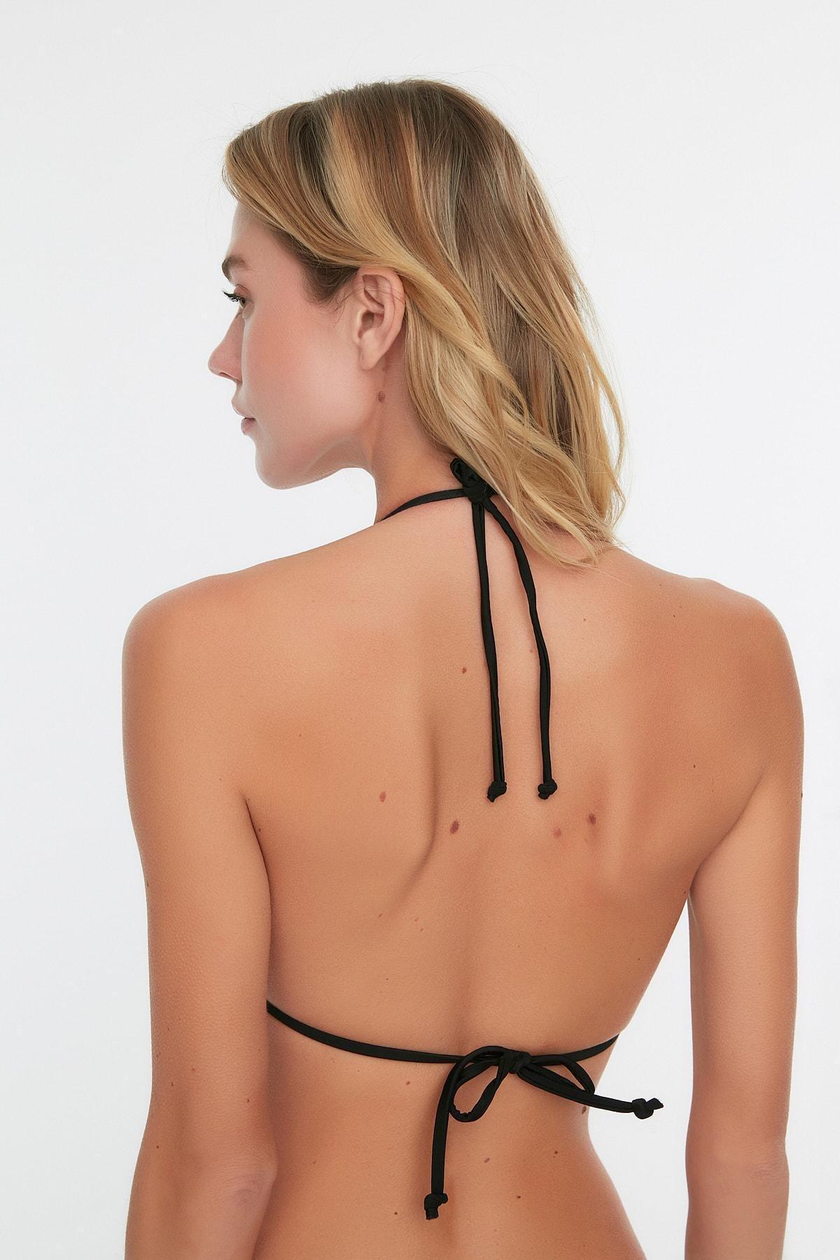 Black Triangle Bikini Top, , large image number 4
