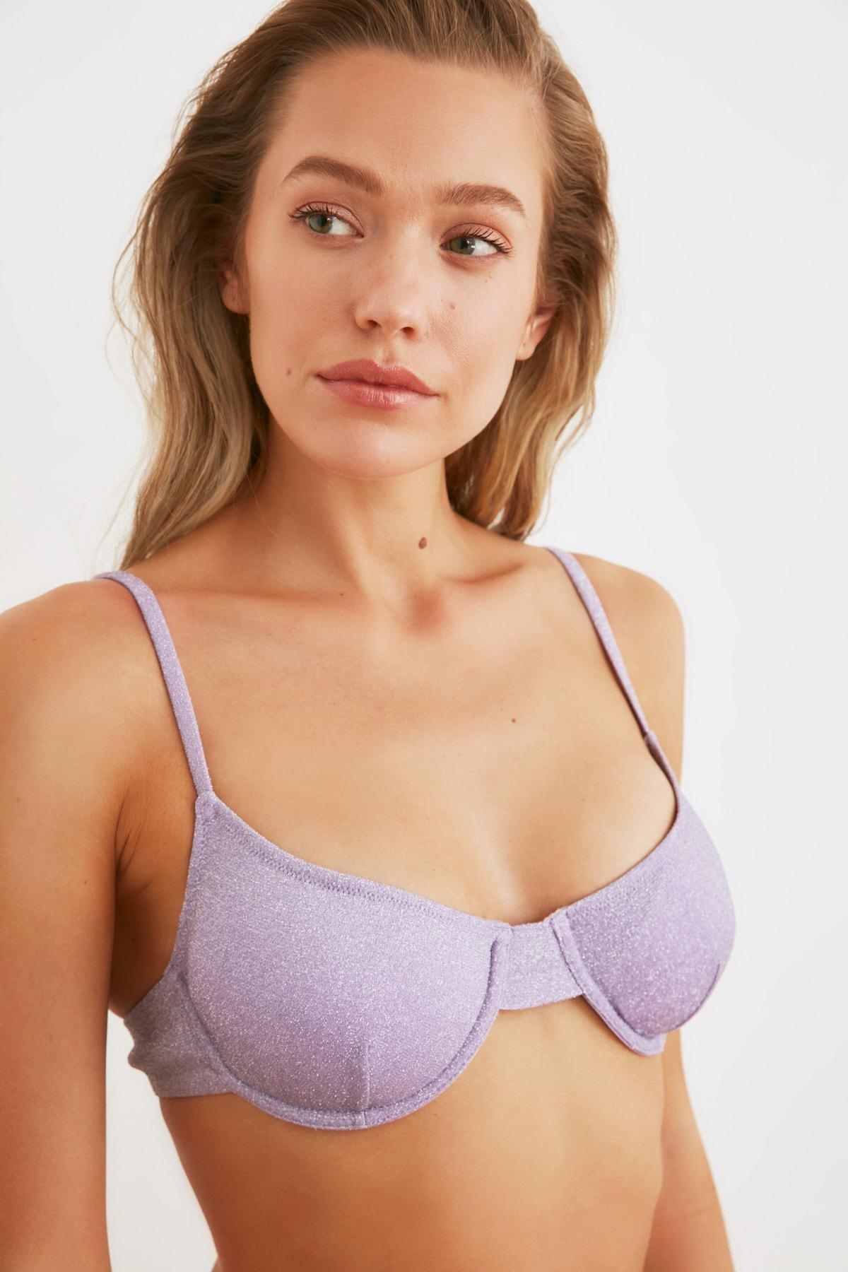 Purple Underwire Bikini Top, , large image number 2