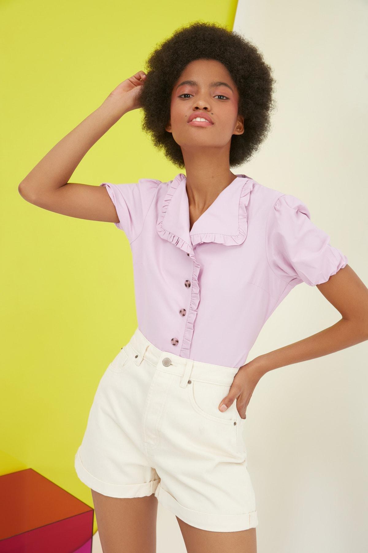 Purple Slim Shirt, , large image number 0