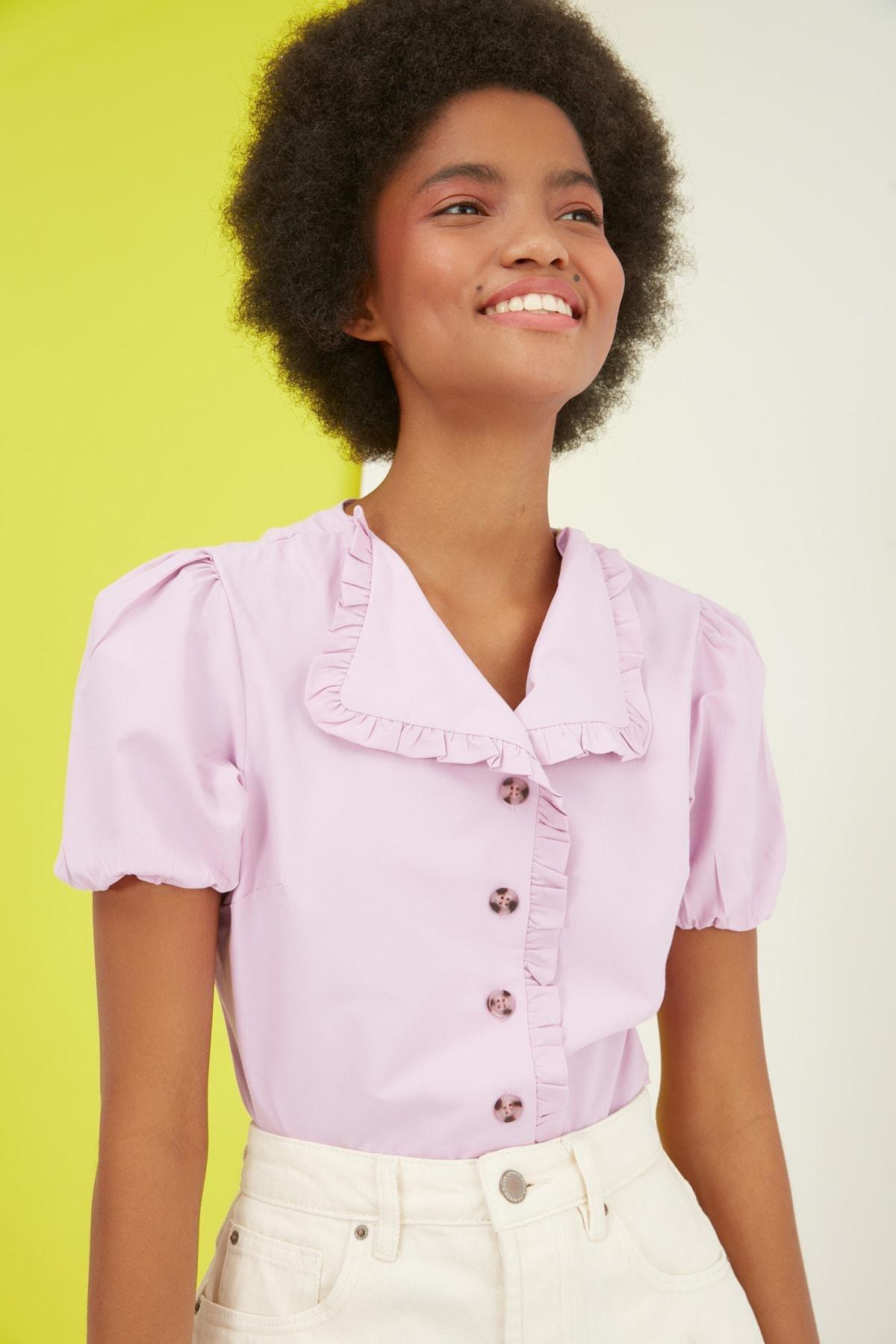 Purple Slim Shirt, , large image number 1