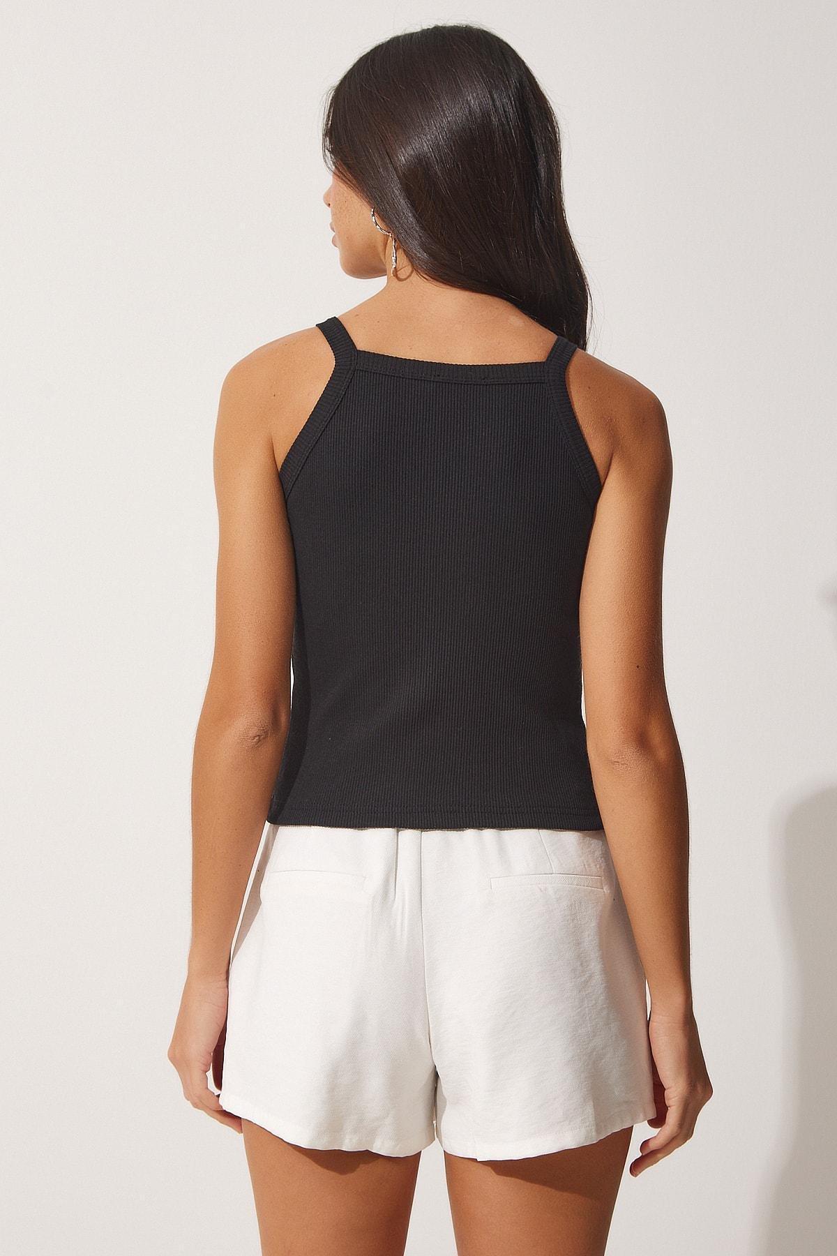 Black Bodycon Camisole, BLACK, large image number 3