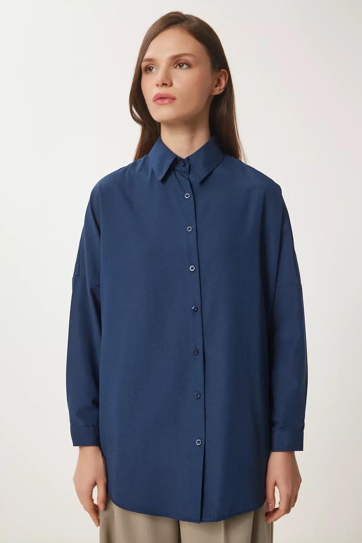 قميص بقصة فضفاضة، كحلي
, Navy blue, large image number 3