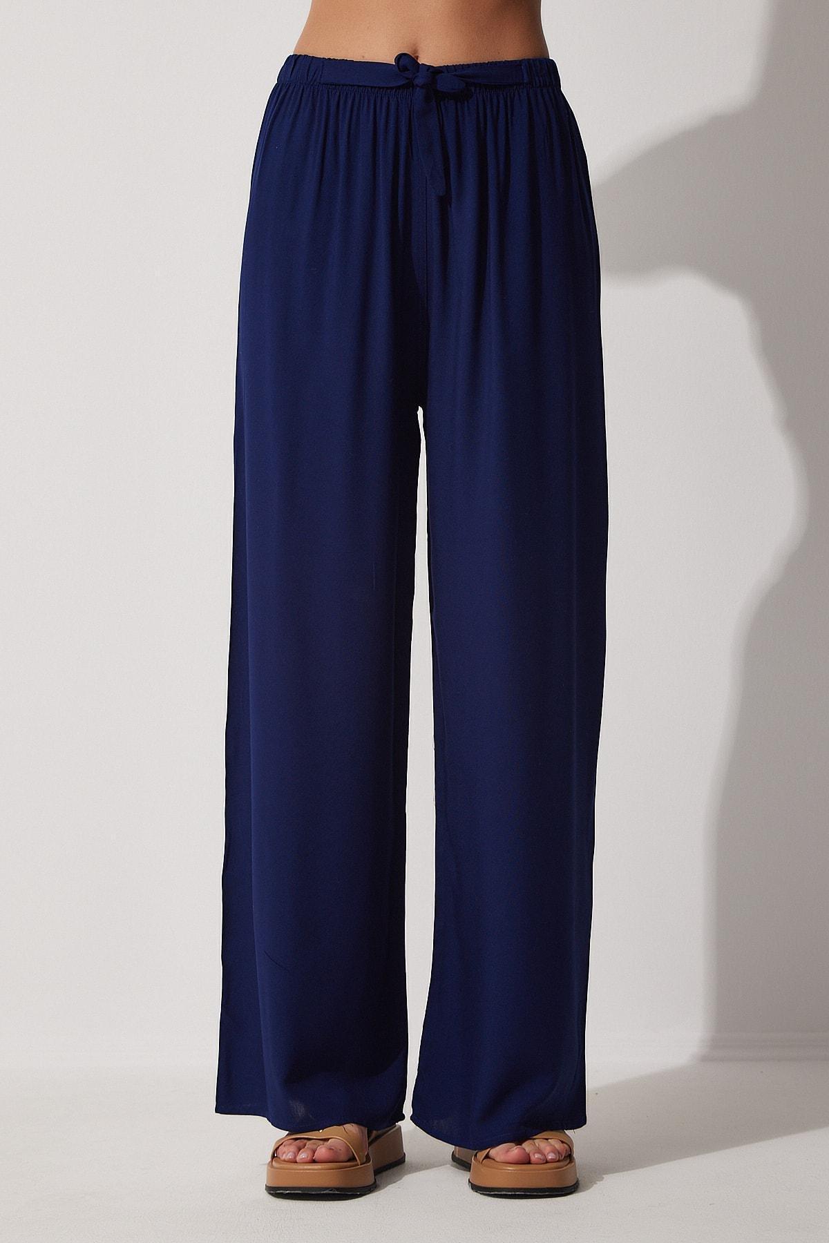 Blue Wide Leg Pants, , large image number 3