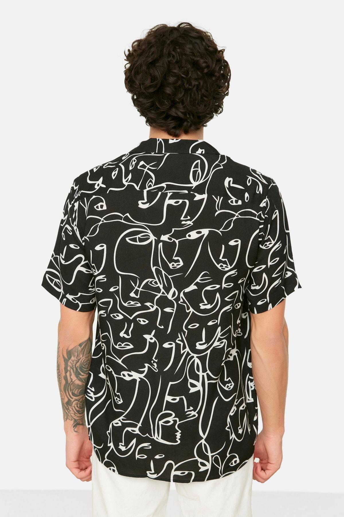 Black Retro Shirt, , large image number 4