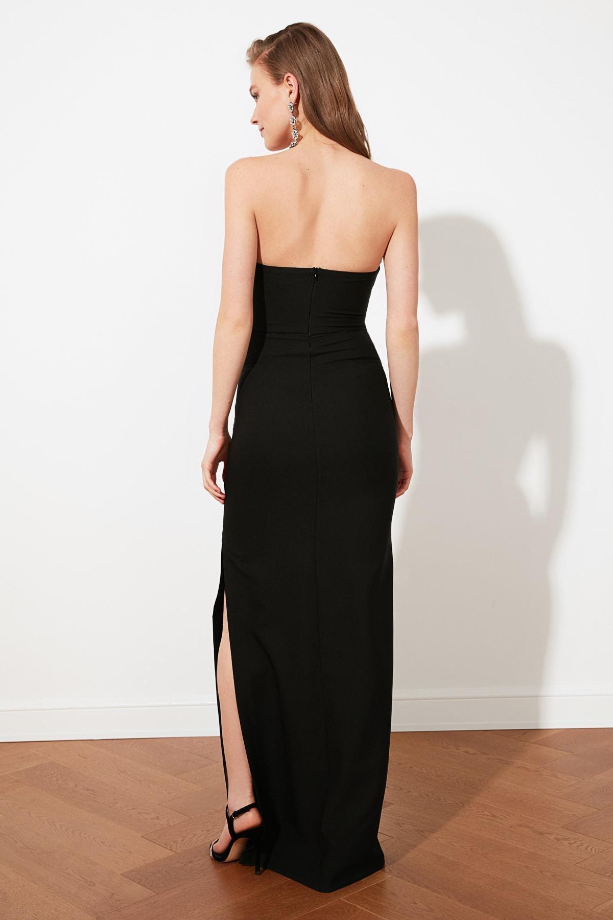 Black Bodycon Occasionwear Dress, Black, large image number 3