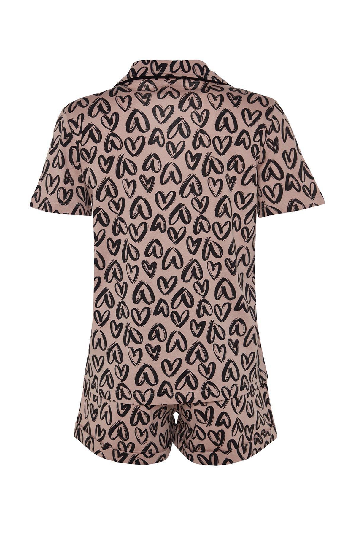 Multicolour Heart Pajama Set, , large image number 6