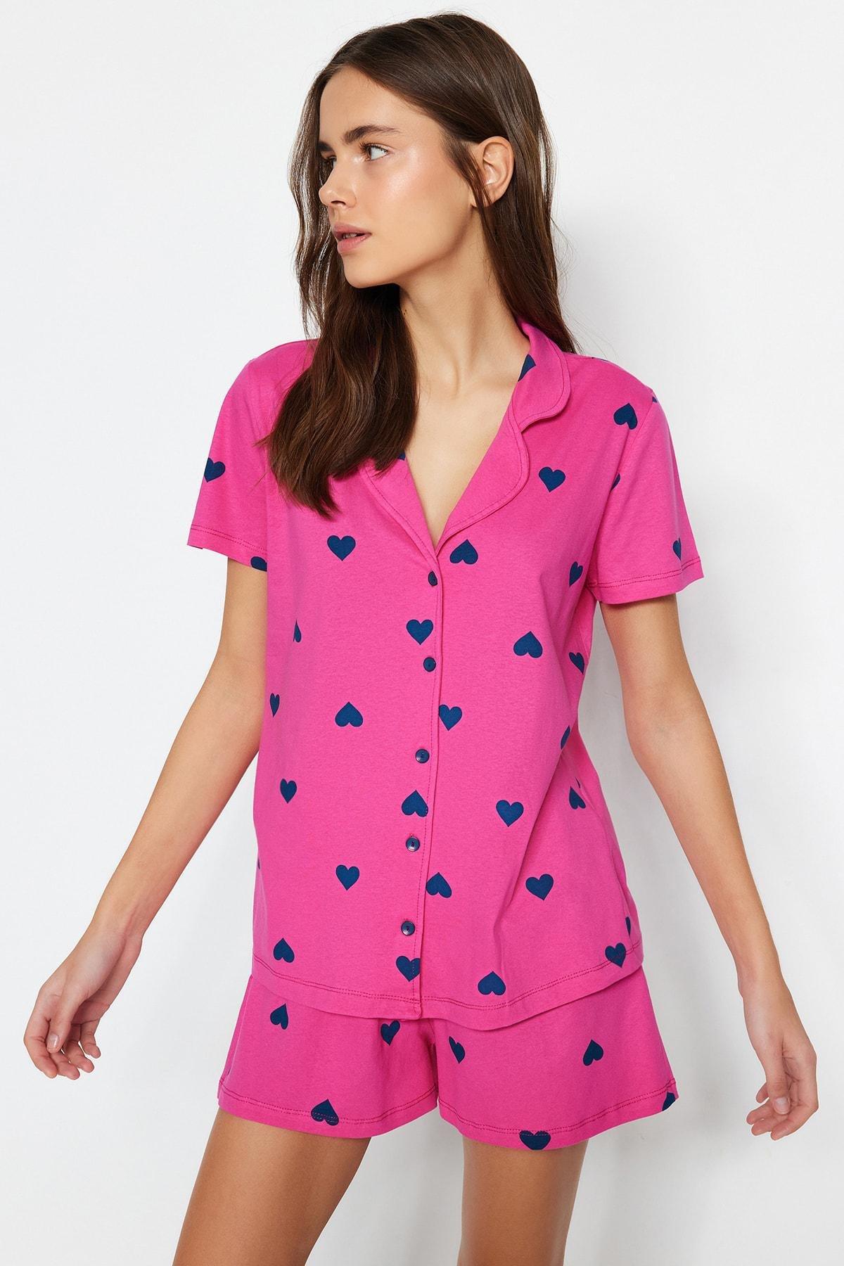 Pink Heart Pajama, Set Of 2, , large image number 0