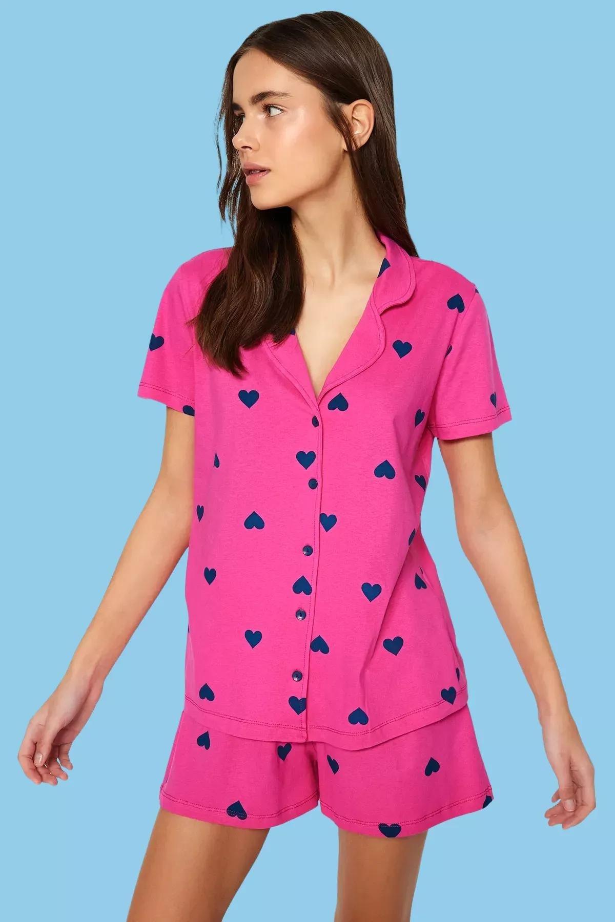 Pink Heart Pajama, Set Of 2, , large image number 1