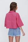 Alacati - Pink Cropped Shirt