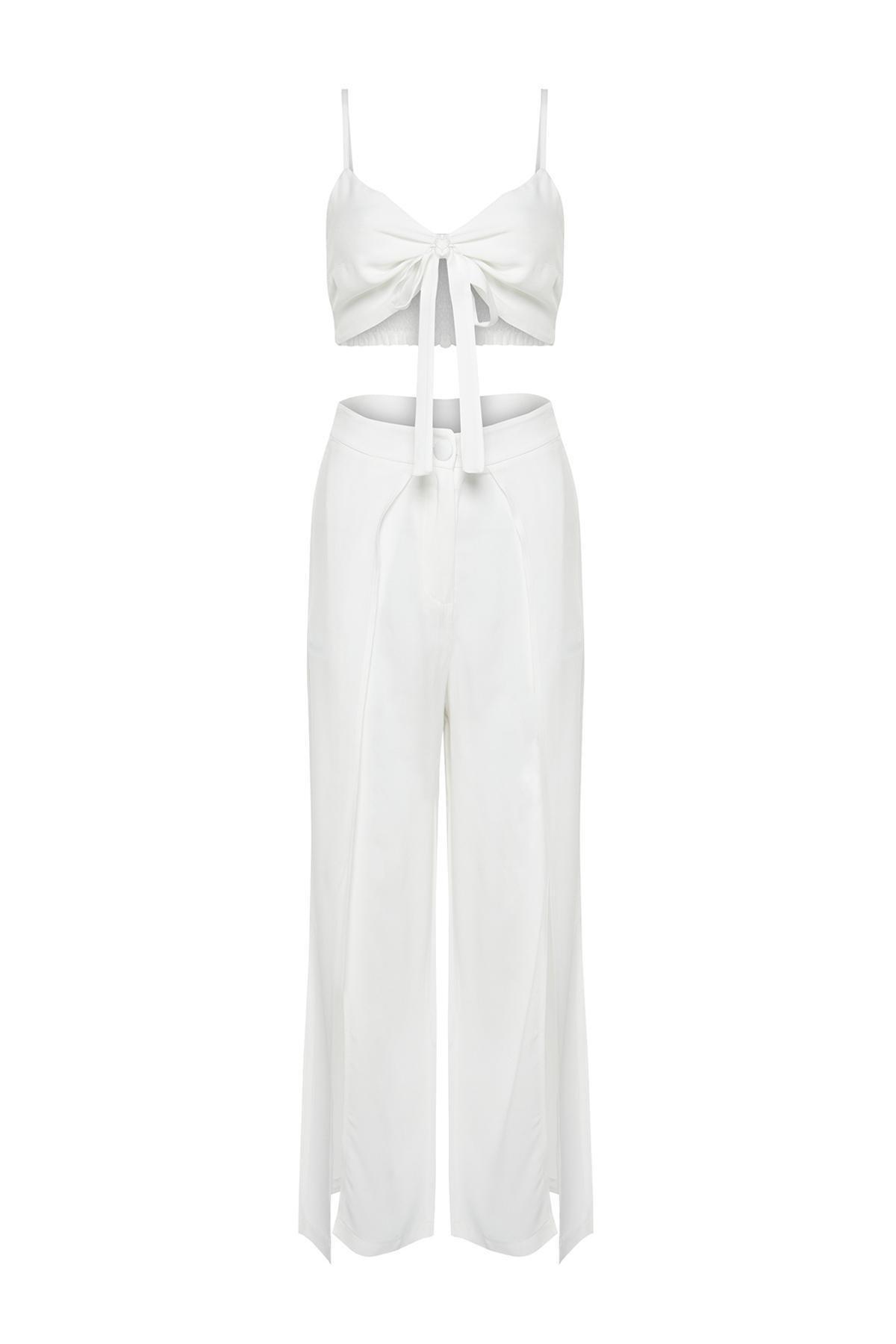 Ecru Bridal Co-Ord Set, , large image number 4