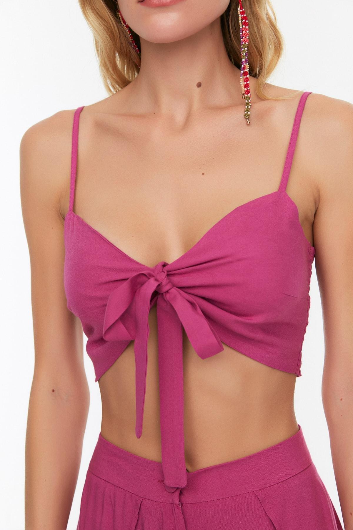 Pink V-Neck Regular Co-Ord Set, , large image number 3