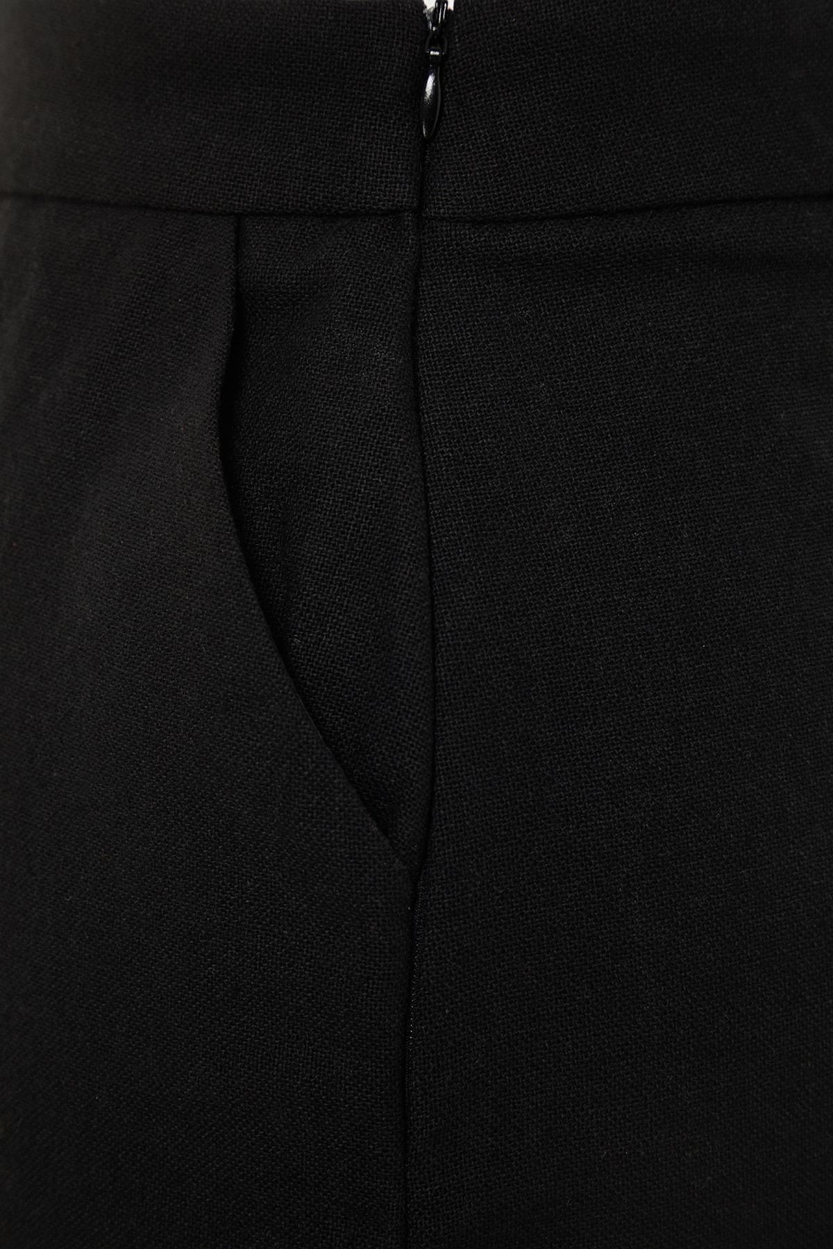 Black Relaxed Shorts, , large image number 4