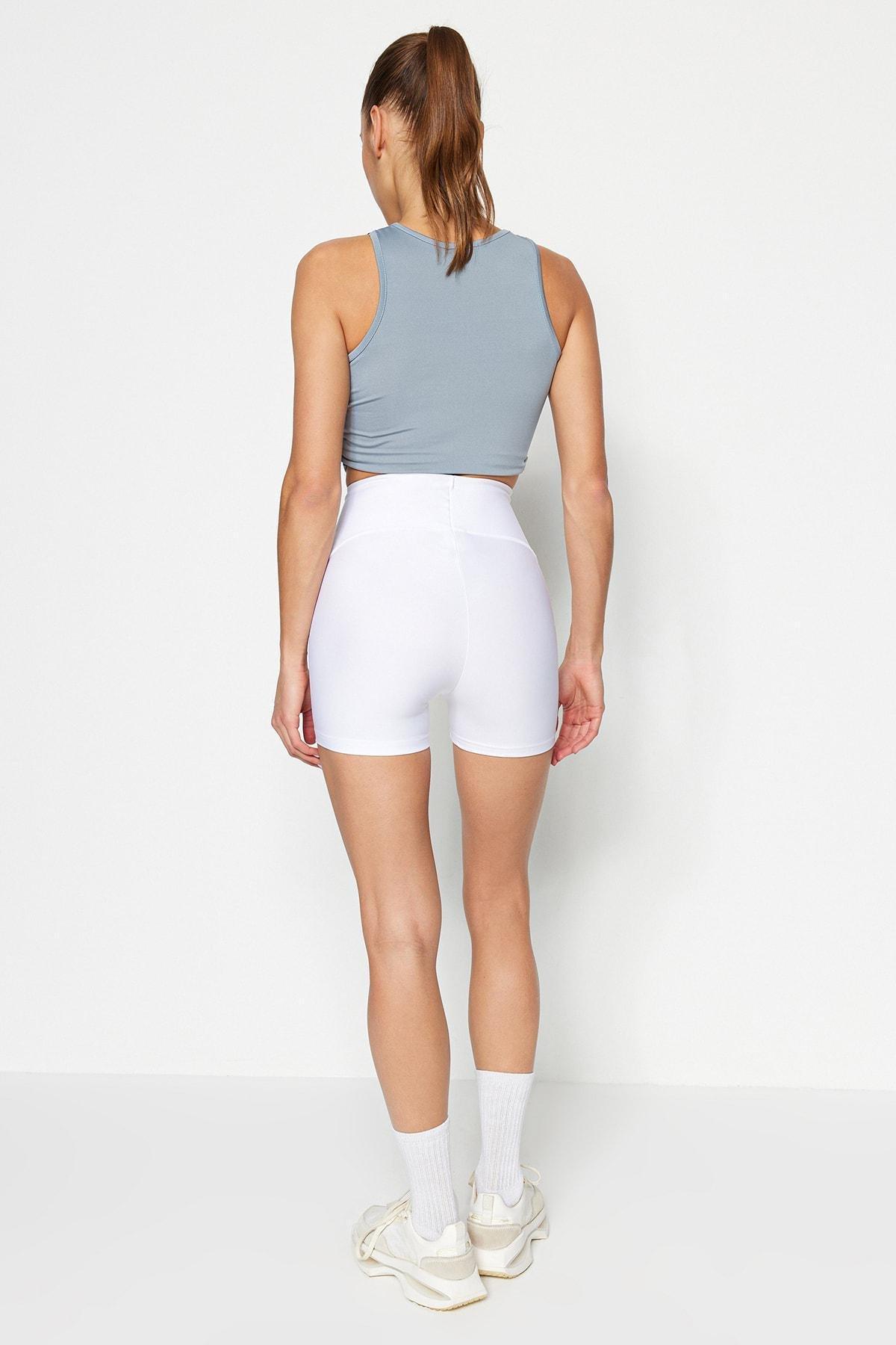 White Sports Shorts Tights, , large image number 8