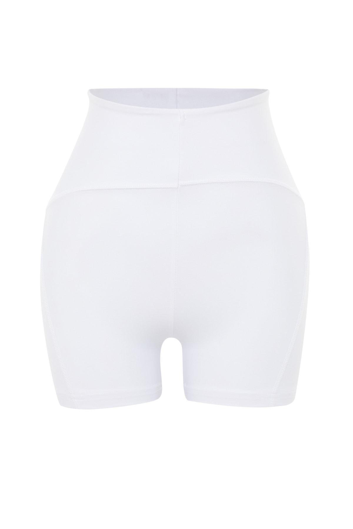 White Sports Shorts Tights, , large image number 9
