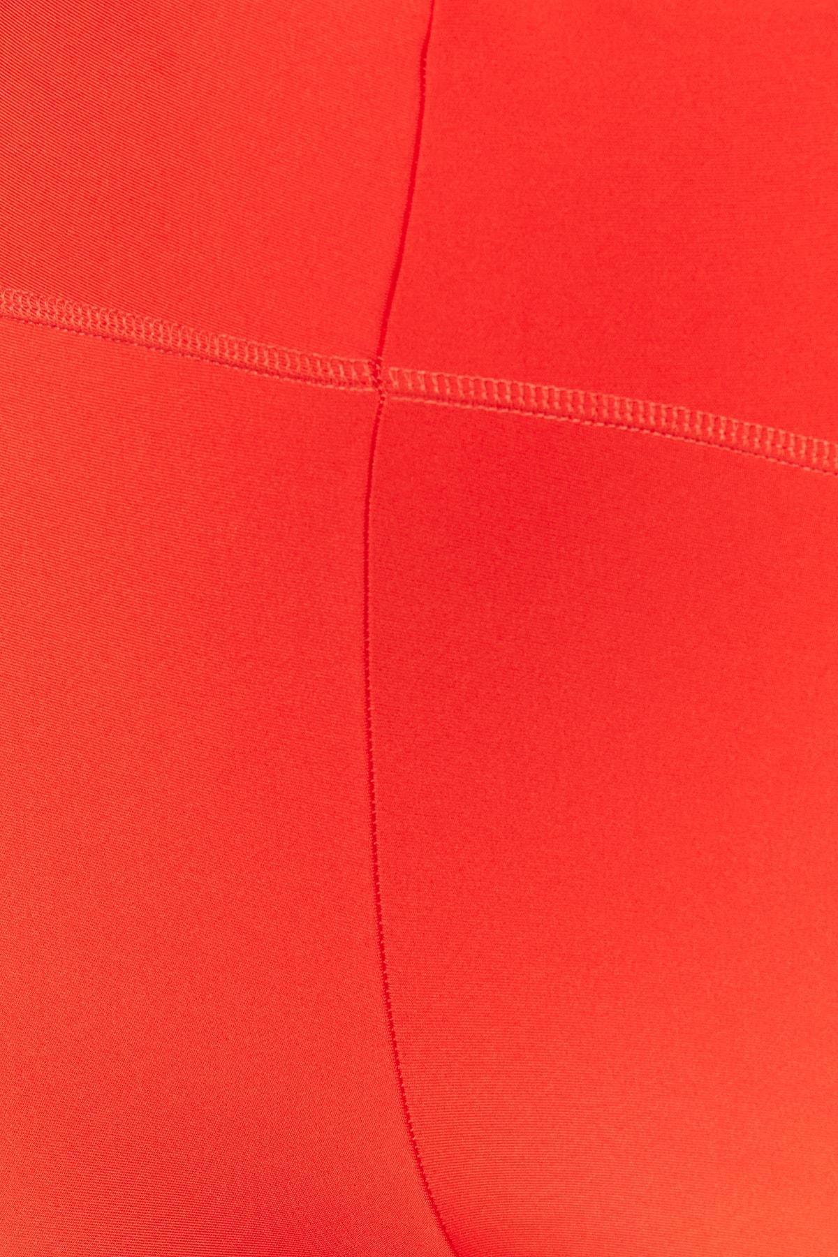 Red High Waist Leggings, , large image number 6