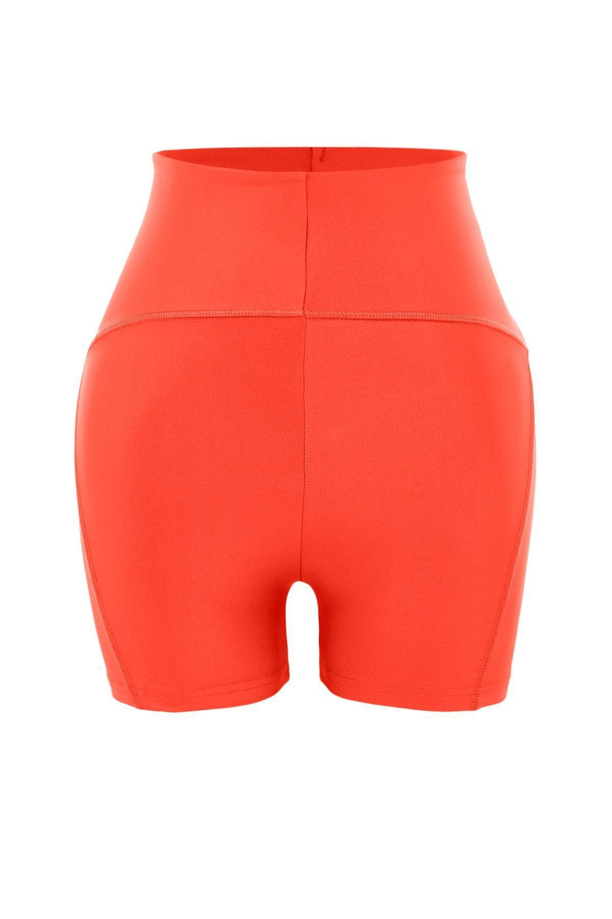 Red High Waist Leggings, , large image number 9