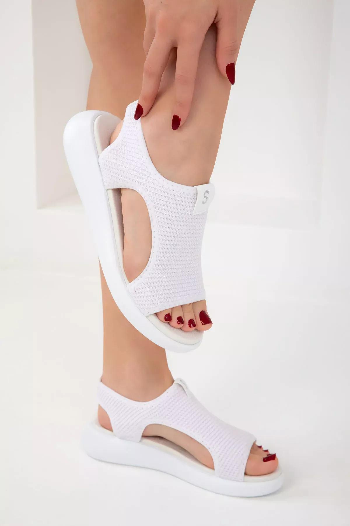 White Sandals, , large image number 0