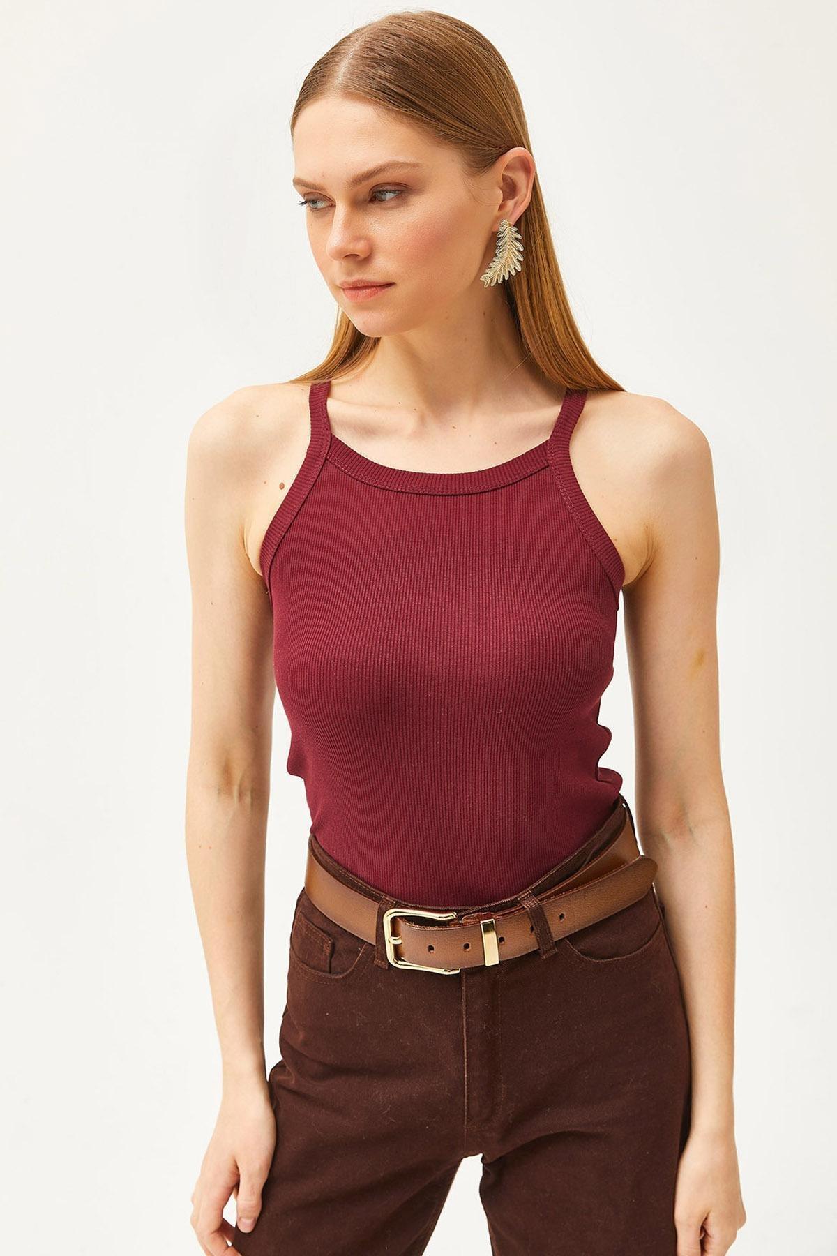 Burgundy Tank Top, , large image number 0