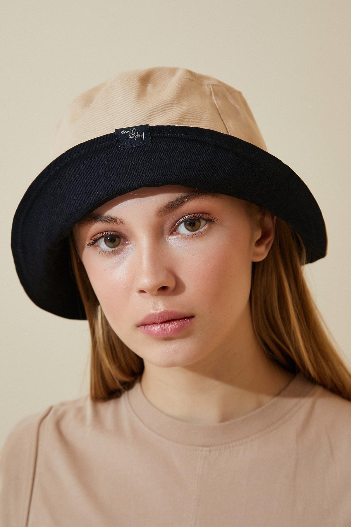 Black Casual Hat, Camel Black, large image number 0