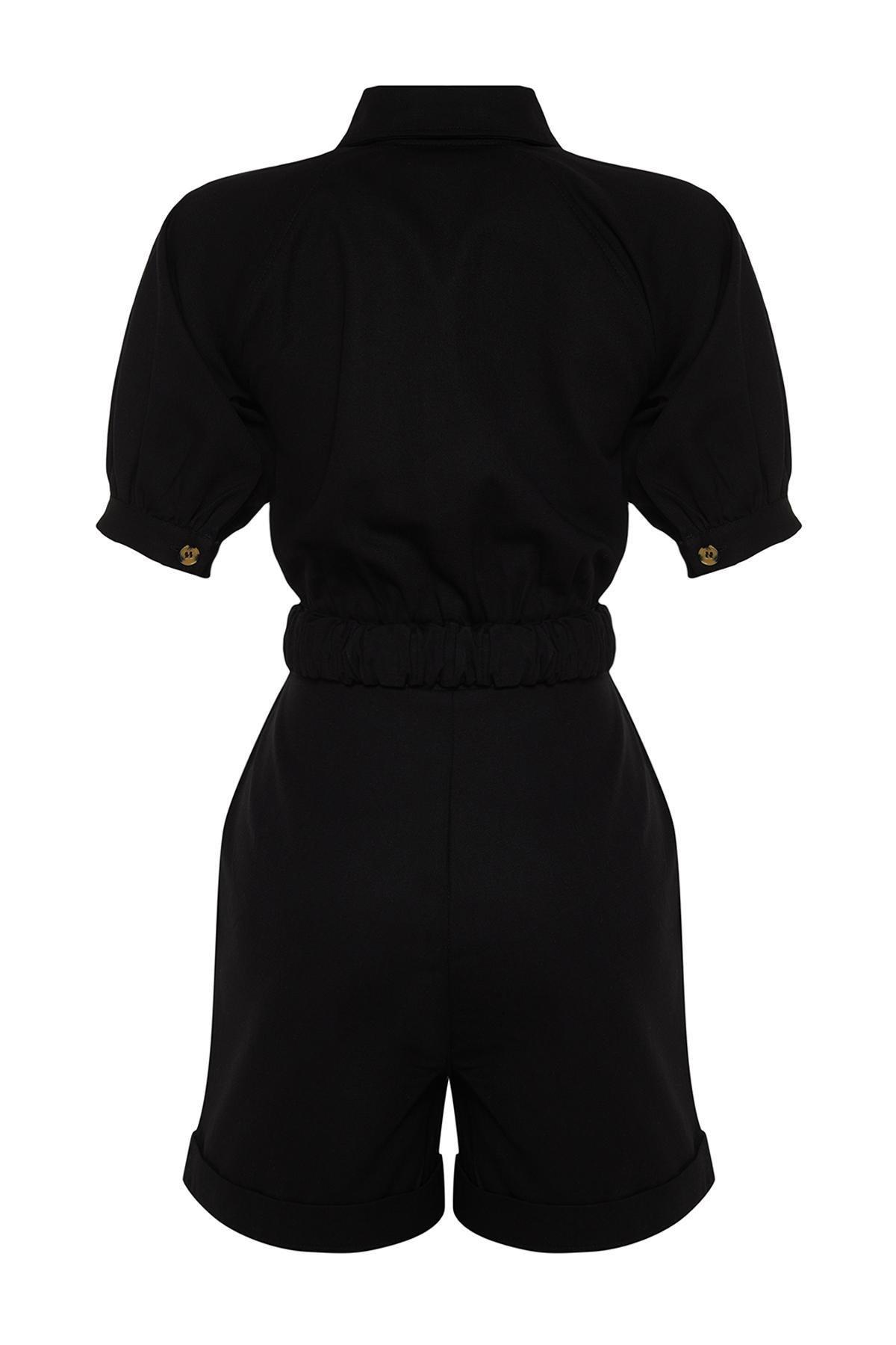 Black Belted Jumpsuit, , large image number 5