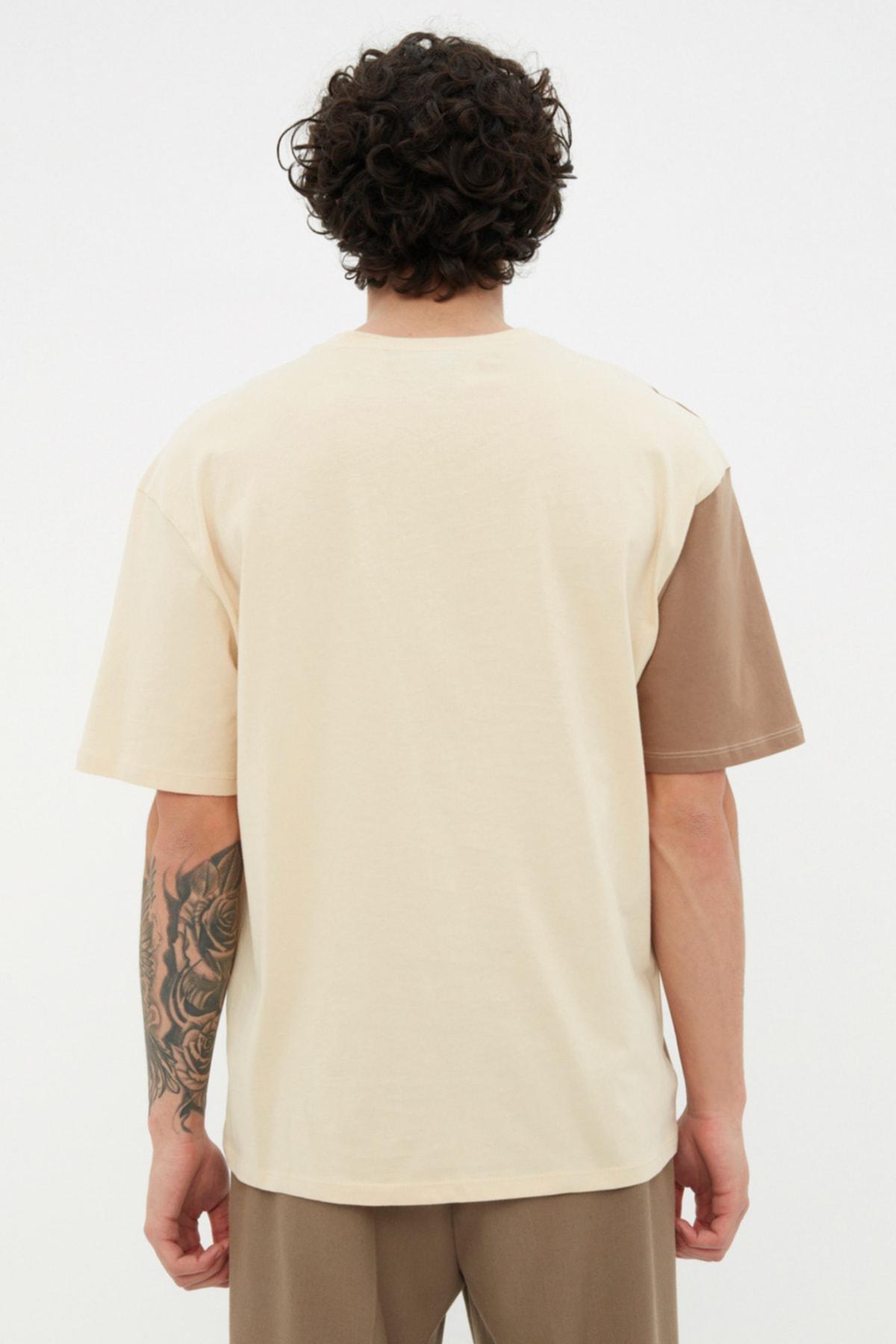 Brown Oversize T-Shirt, , large image number 4