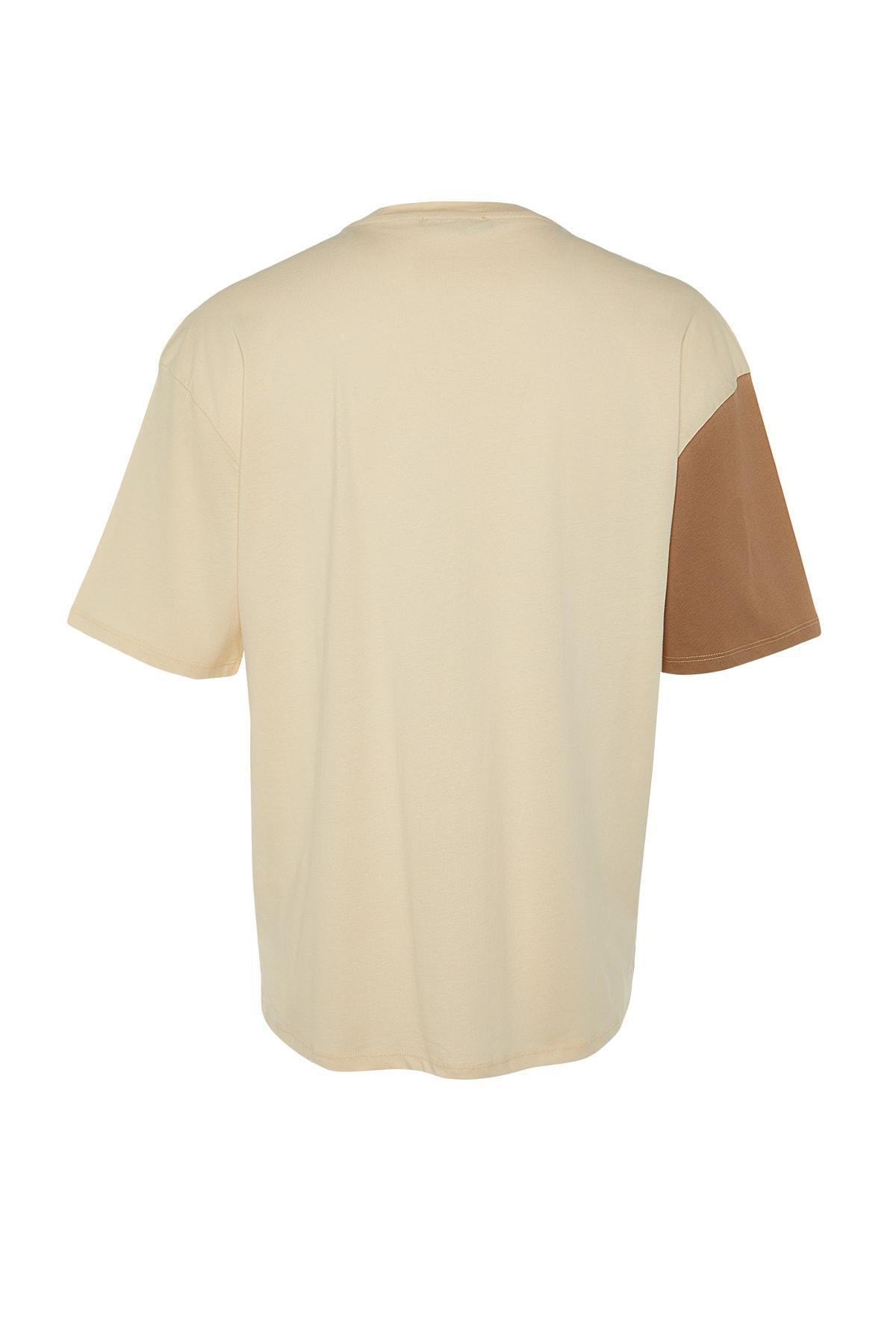 Brown Oversize T-Shirt, , large image number 7