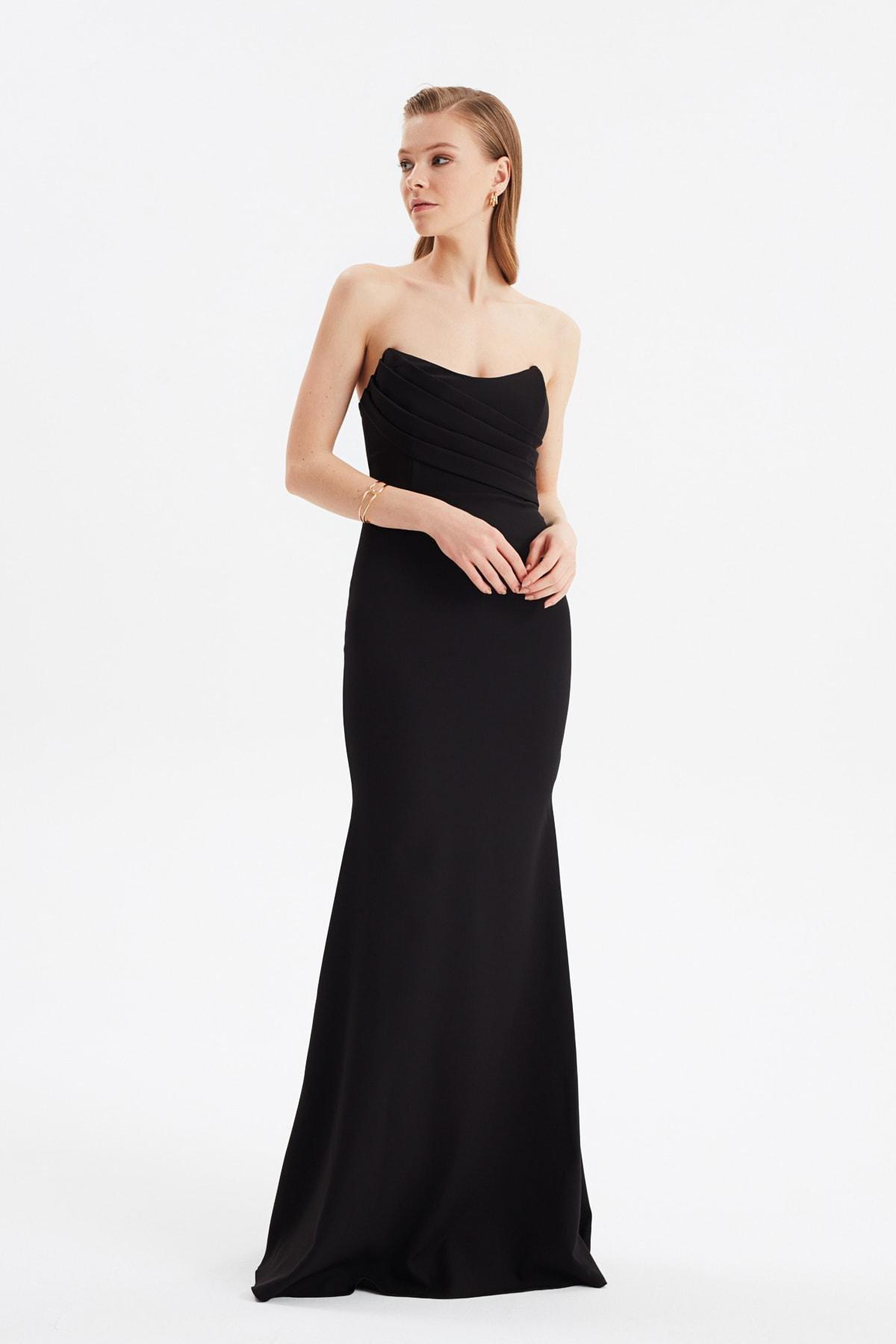 Black Mermaid Occasionwear Maxi Dress, , large image number 0