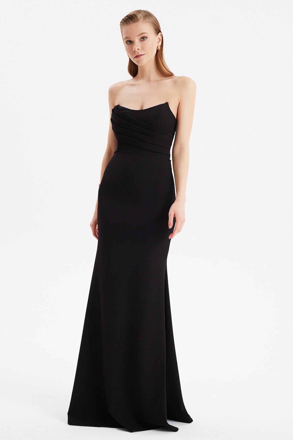 Black Mermaid Occasionwear Maxi Dress, , large image number 1
