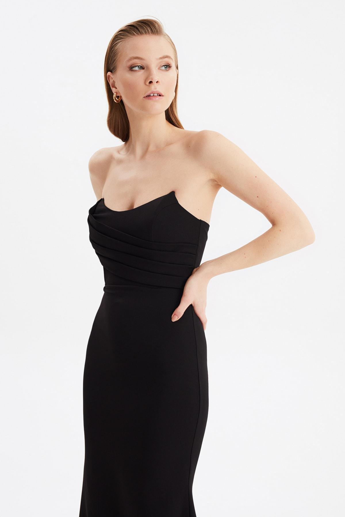 Black Mermaid Occasionwear Maxi Dress, , large image number 2