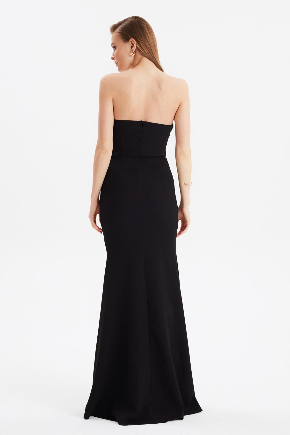 Black Mermaid Occasionwear Maxi Dress, , large image number 5