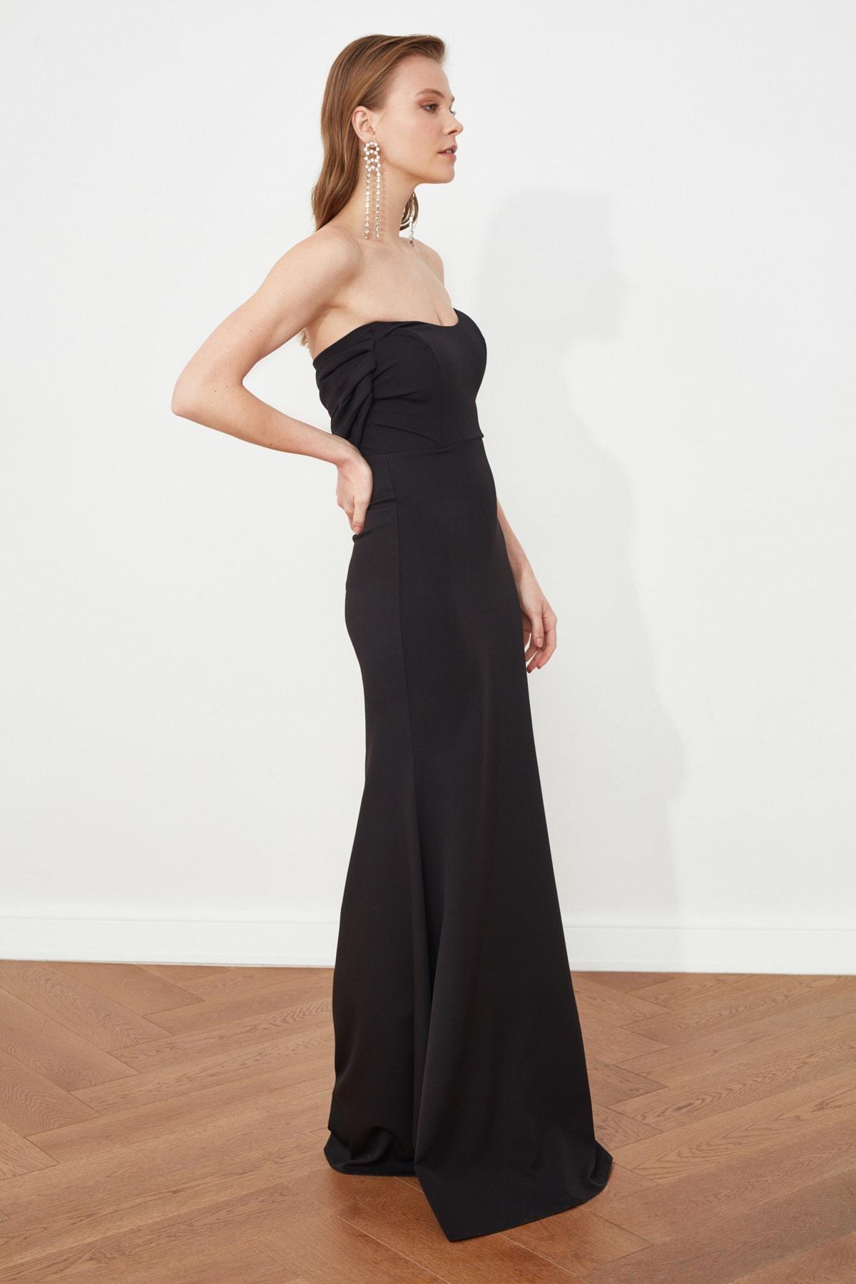 Black Mermaid Occasionwear Maxi Dress, , large image number 7