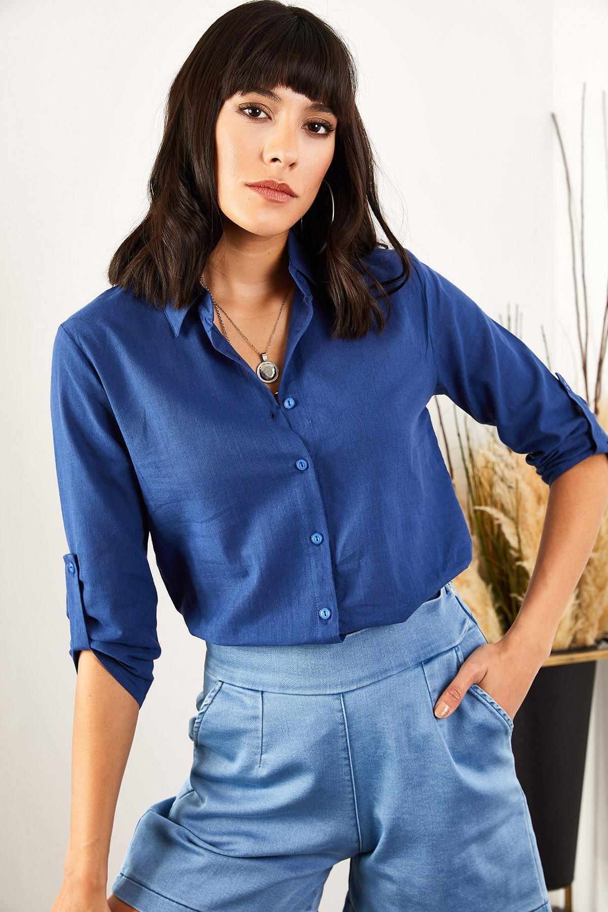 Blue Regular Shirt, Sax Blue, large image number 2