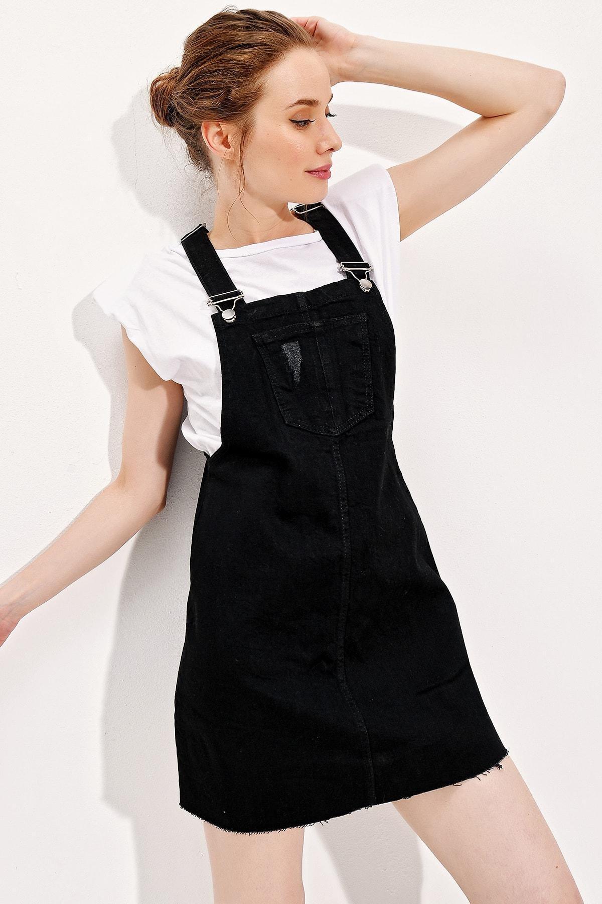 Black A-Line Dress, , large image number 0