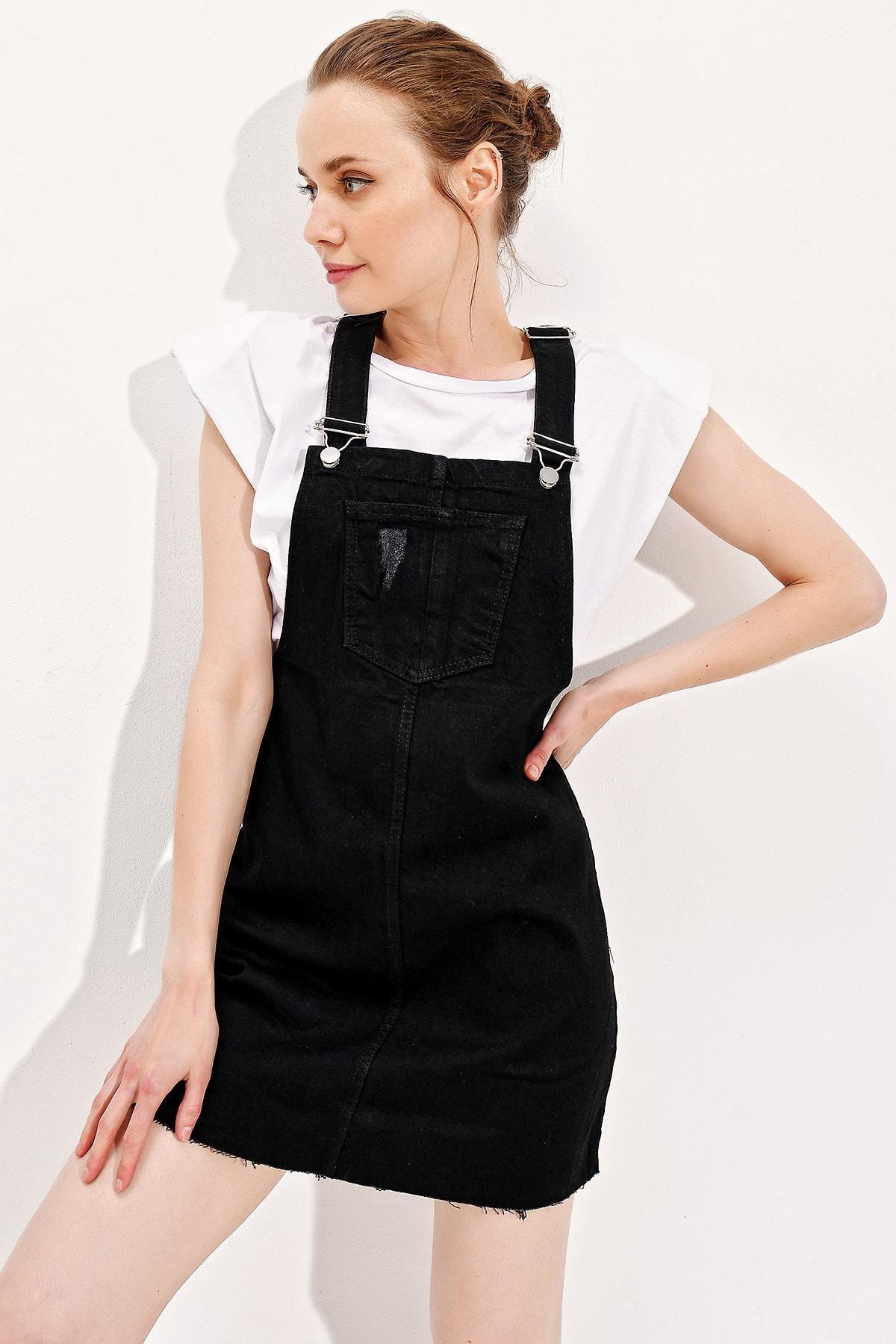 Black A-Line Dress, , large image number 1