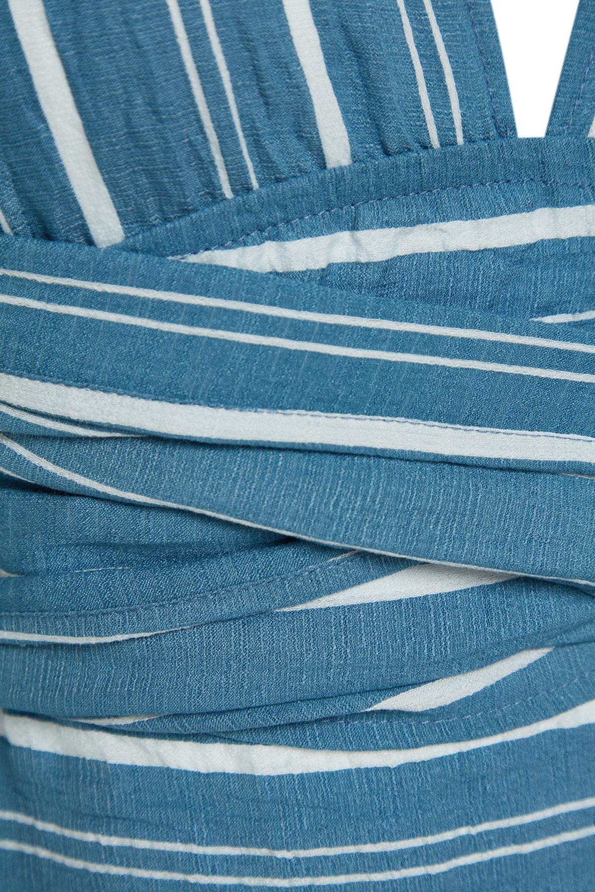 Blue A-Line Dress, , large image number 6