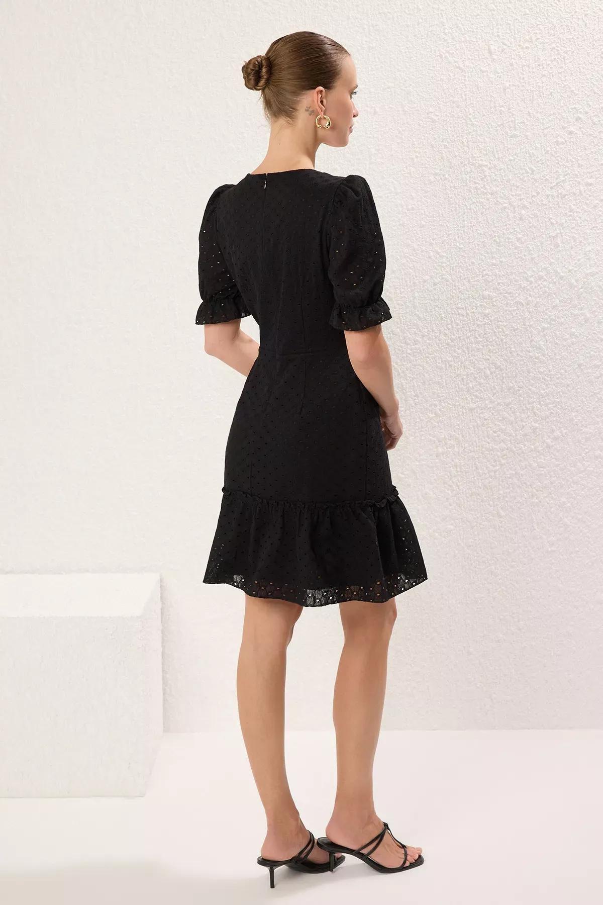 Lace Baby Doll Mini Dress, , large image number 3