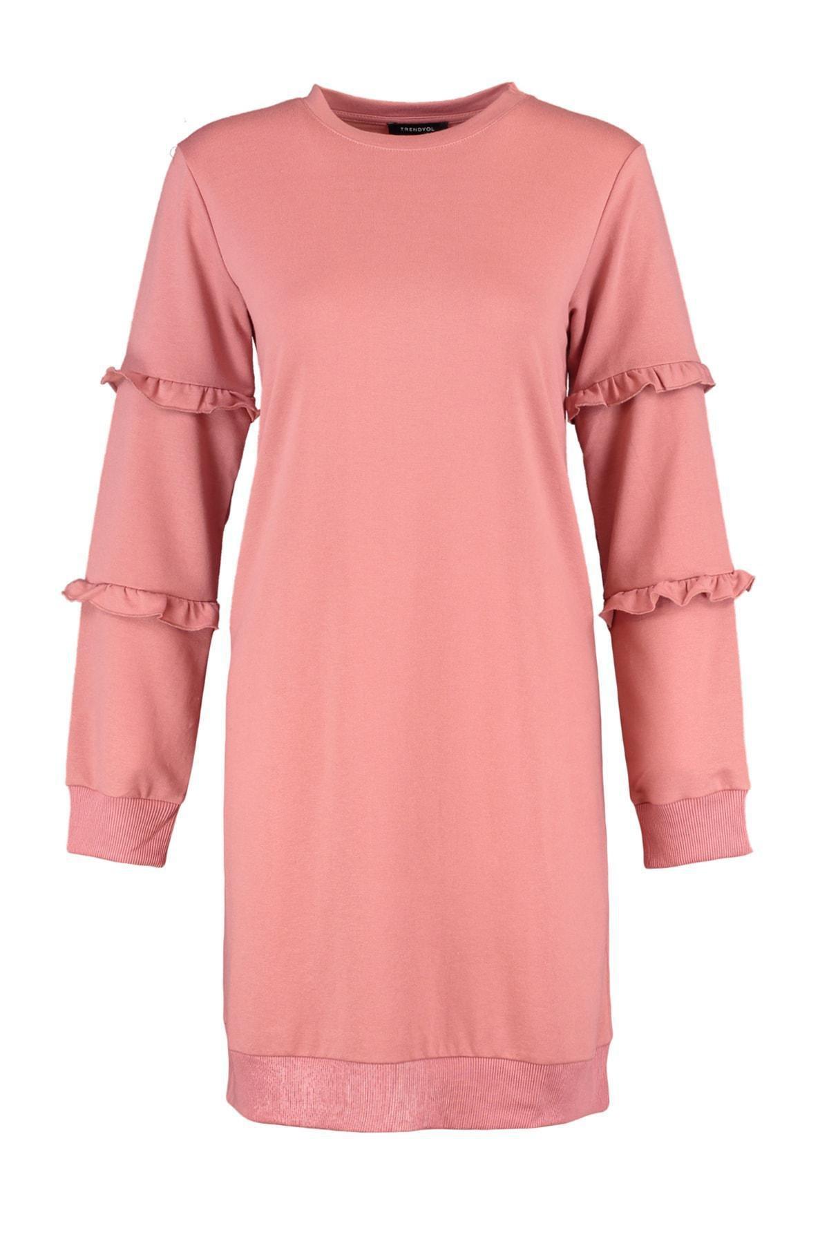 Pink Crew Neck Tunic, , large image number 6