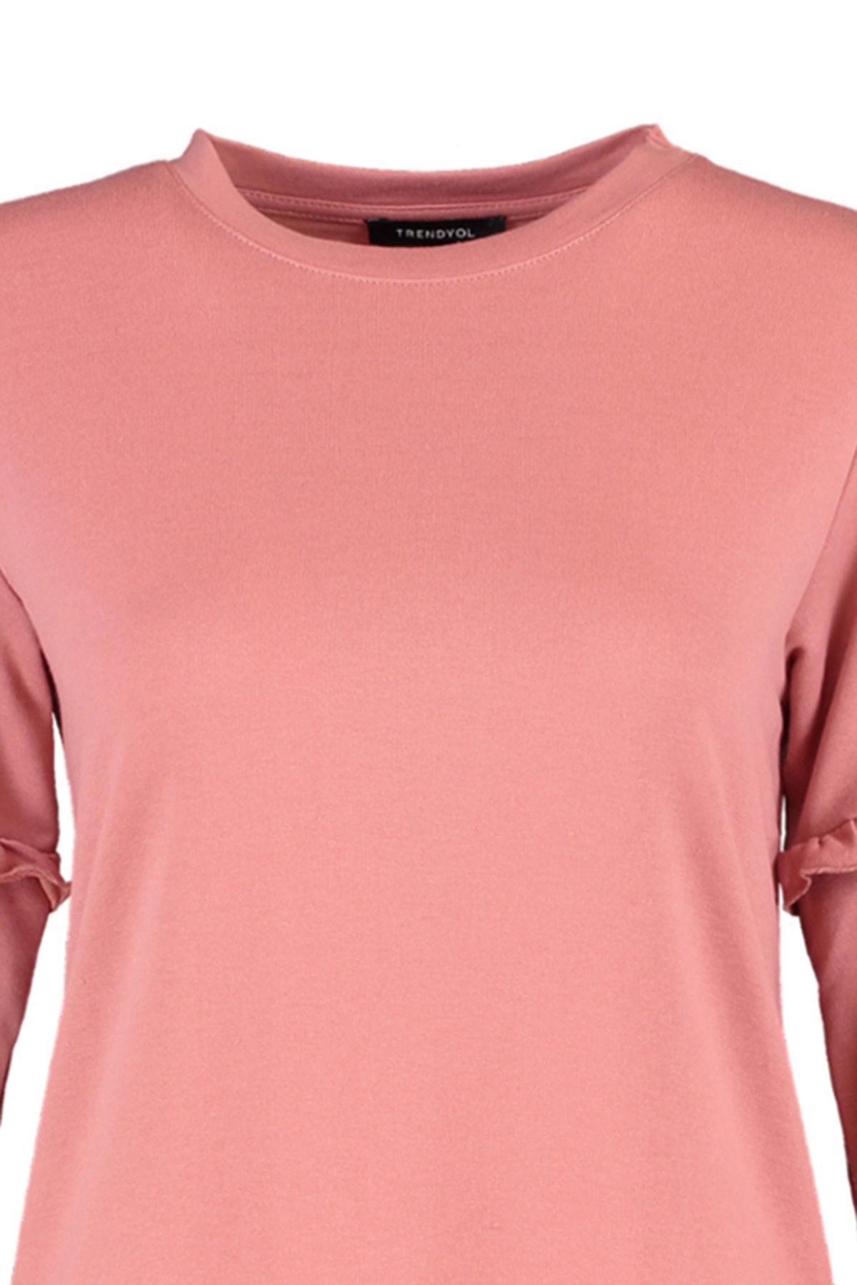 Pink Crew Neck Tunic, , large image number 7