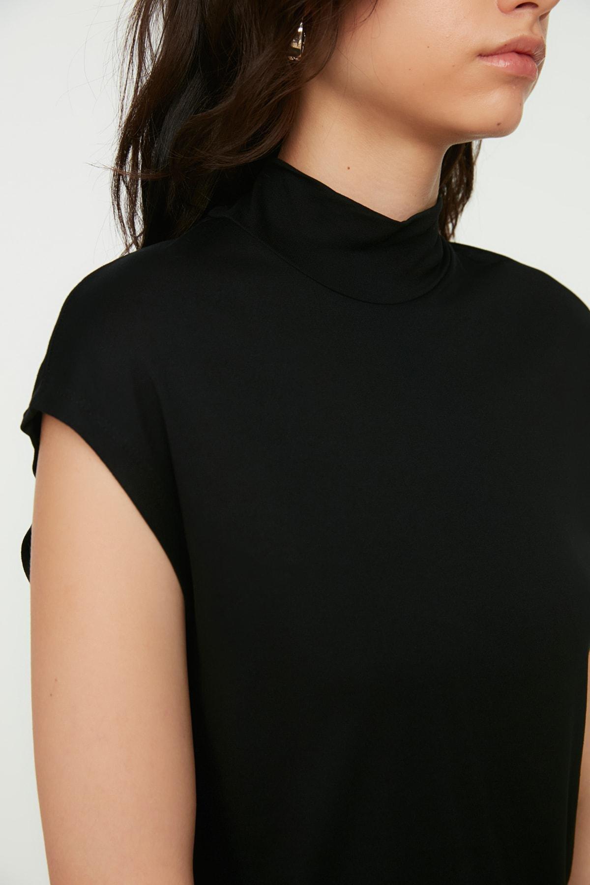 Black Turtleneck Tunic, , large image number 3