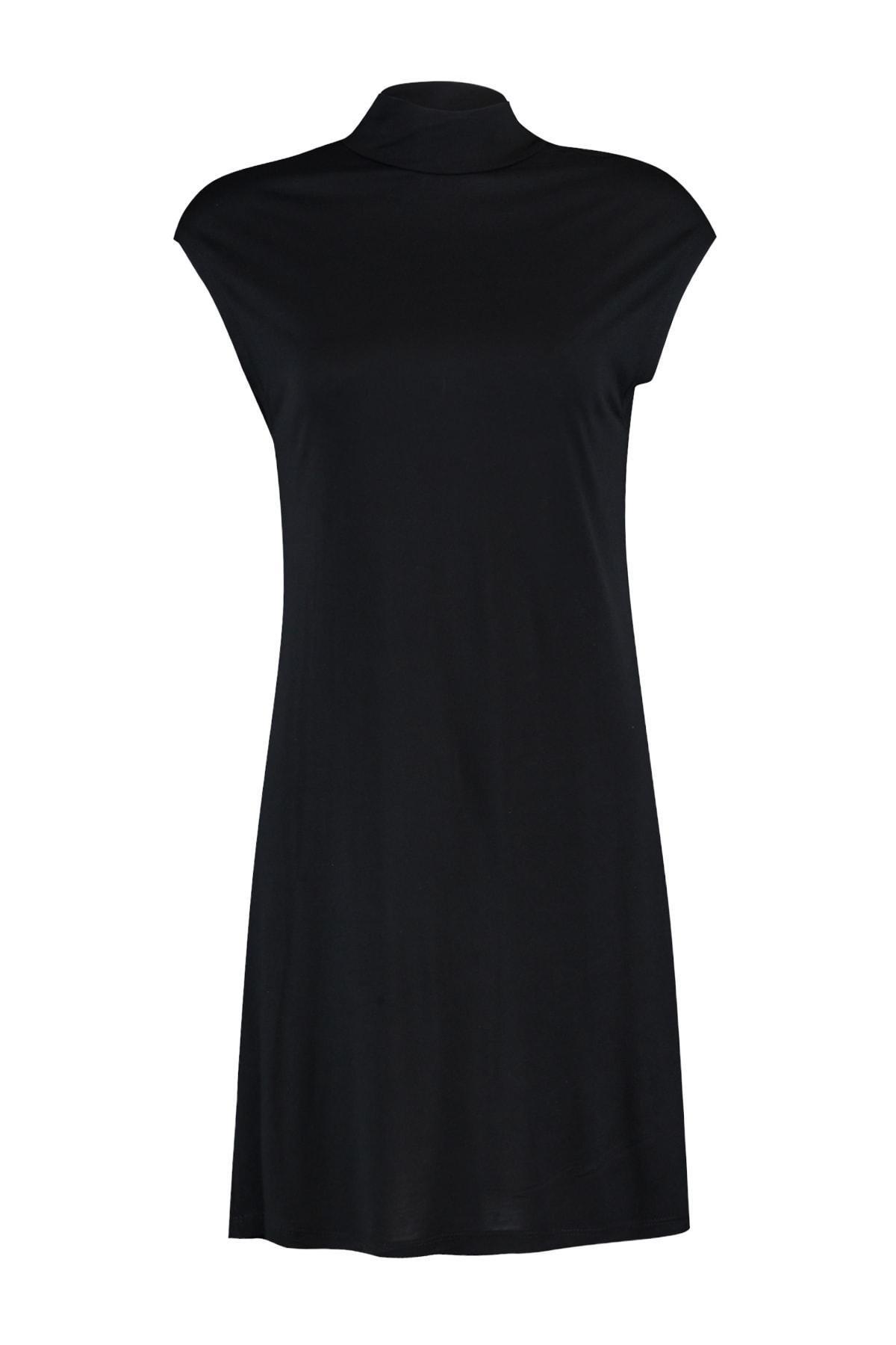 Black Turtleneck Tunic, , large image number 5