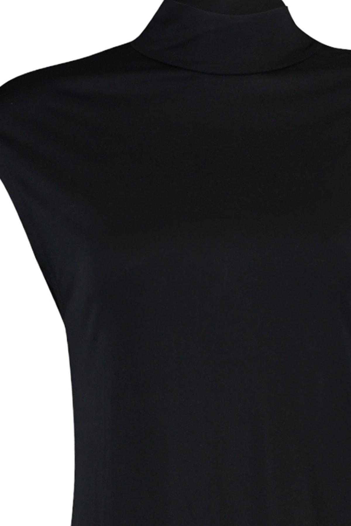 Black Turtleneck Tunic, , large image number 6