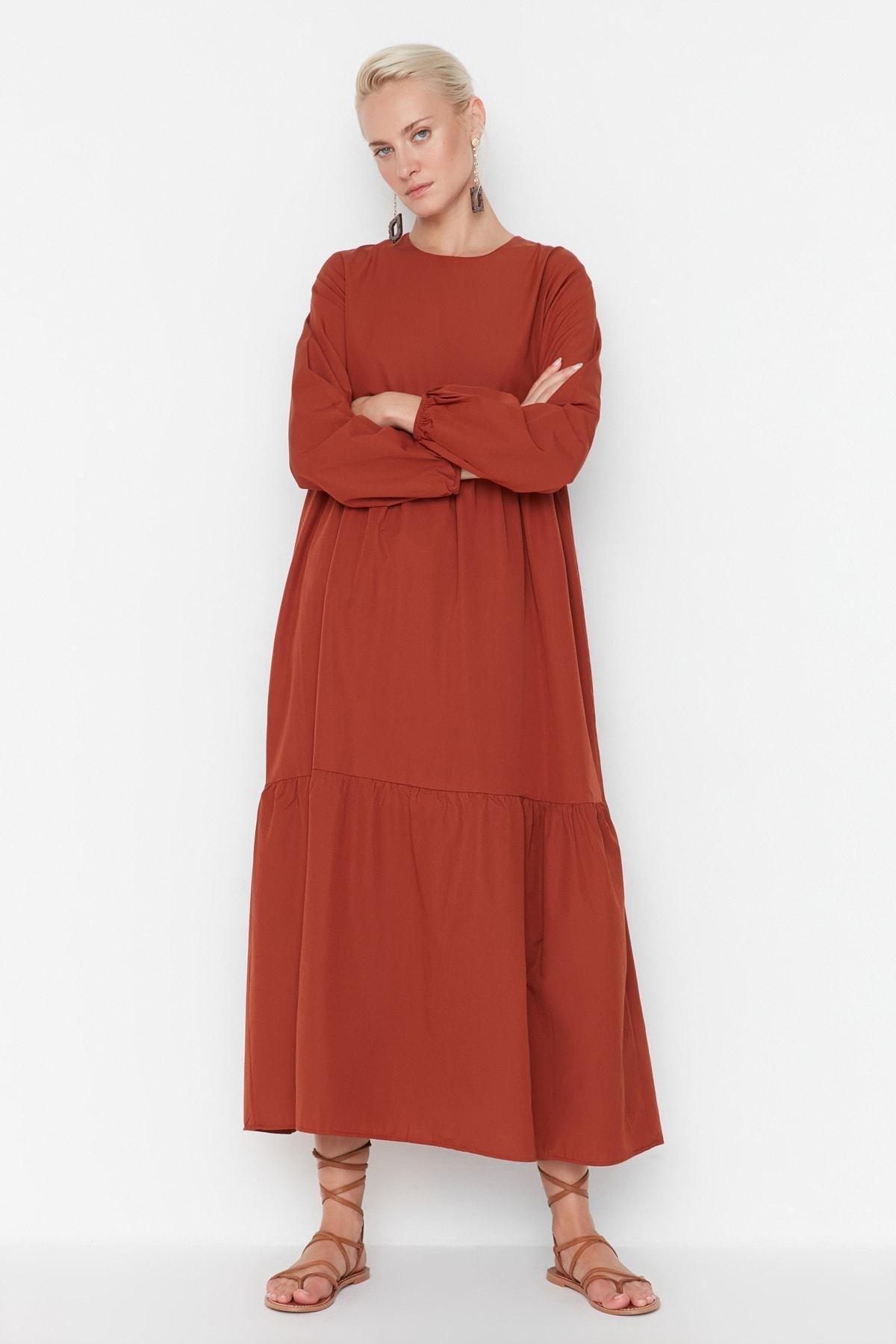 Orange Skater Maxi Dress, , large image number 2
