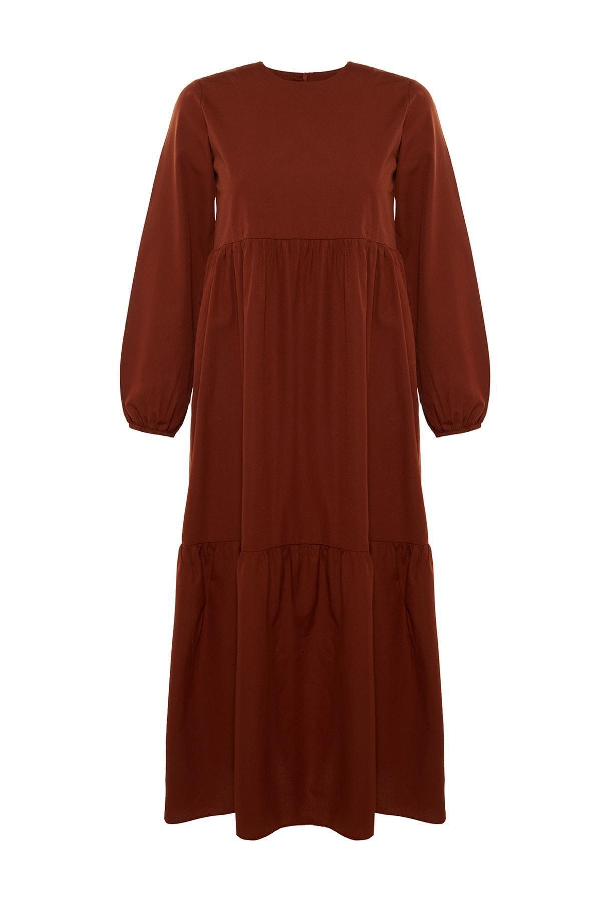 Orange Skater Maxi Dress, , large image number 5